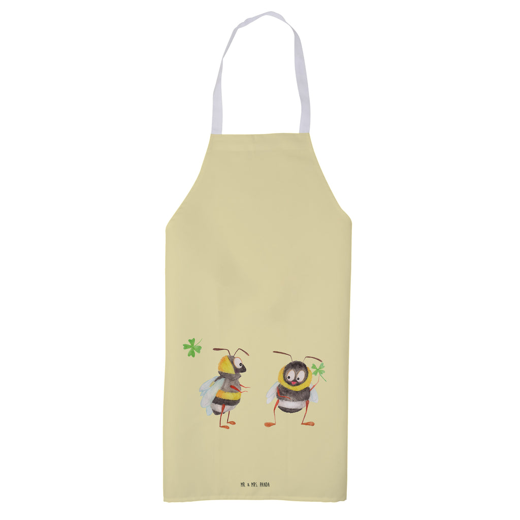 Kochschürze Hummeln mit Kleeblatt Schürze, Backschürze, Küchenschürze, Grillschürze, Latzschürze, Tiermotive, Gute Laune, lustige Sprüche, Tiere, Hummel, Biene, Spruch positiv, Biene Deko, Spruch schön, glücklich sein, glücklich werden, Spruch fröhlich