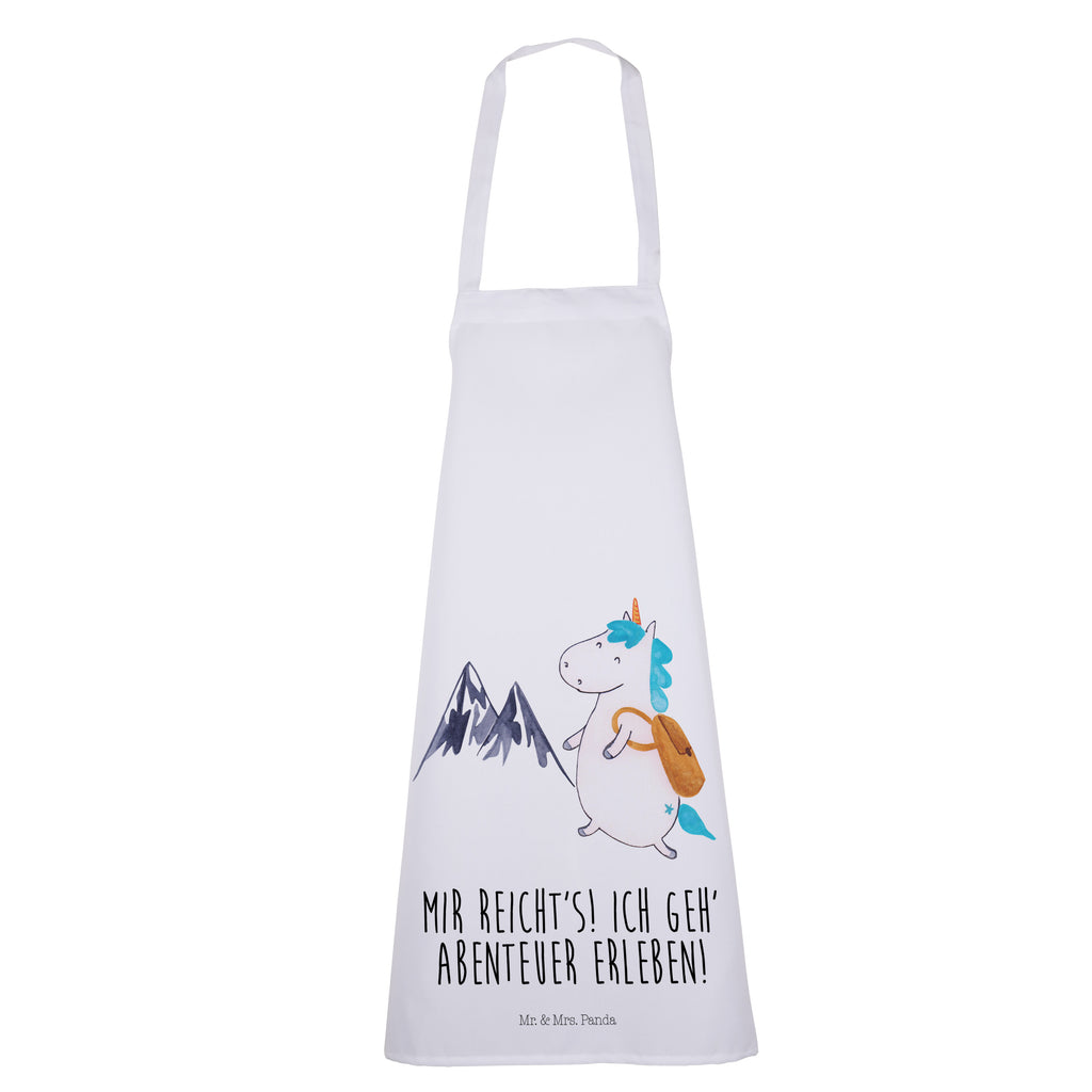 Kochschürze Einhorn Bergsteiger Schürze, Backschürze, Küchenschürze, Grillschürze, Latzschürze, Einhorn, Einhörner, Einhorn Deko, Pegasus, Unicorn, Bergsteiger, Abenteuer, Berge, Abenteurer, Weltenbummler, Weltreise, Reisen, Urlaub, Entdecker
