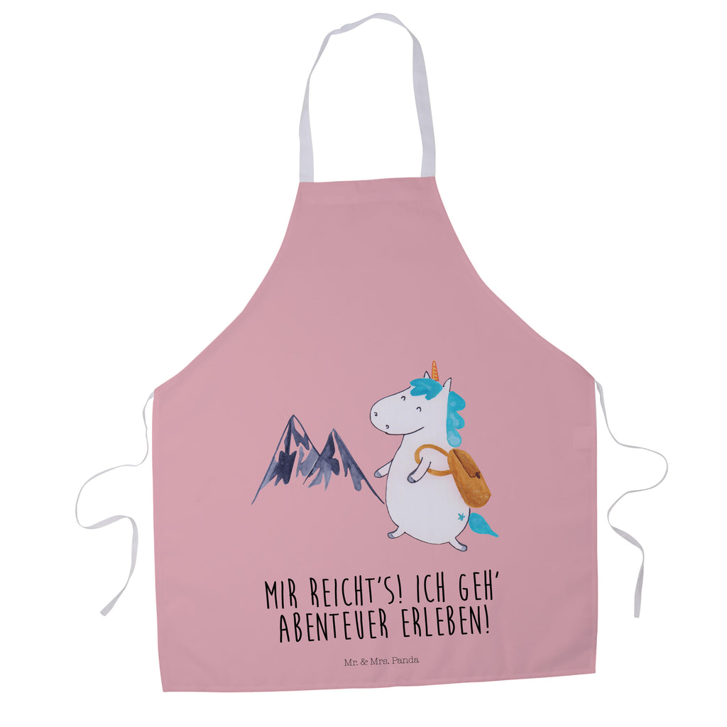 Kochschürze Einhorn Bergsteiger Schürze, Backschürze, Küchenschürze, Grillschürze, Latzschürze, Einhorn, Einhörner, Einhorn Deko, Pegasus, Unicorn, Bergsteiger, Abenteuer, Berge, Abenteurer, Weltenbummler, Weltreise, Reisen, Urlaub, Entdecker