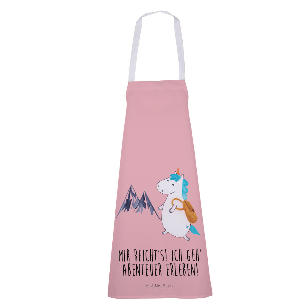 Kochschürze Einhorn Bergsteiger Schürze, Backschürze, Küchenschürze, Grillschürze, Latzschürze, Einhorn, Einhörner, Einhorn Deko, Pegasus, Unicorn, Bergsteiger, Abenteuer, Berge, Abenteurer, Weltenbummler, Weltreise, Reisen, Urlaub, Entdecker