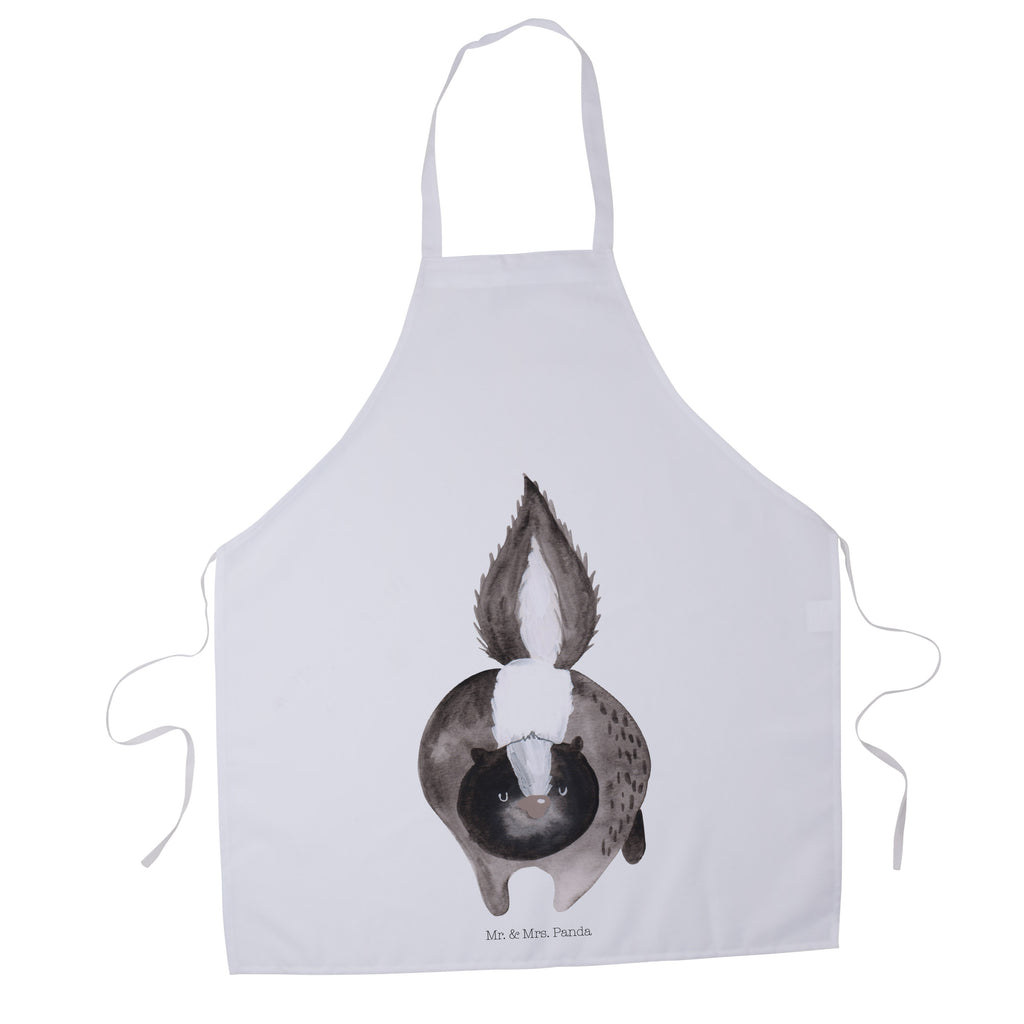 Kochschürze Stinktier Angriff Schürze, Backschürze, Küchenschürze, Grillschürze, Latzschürze, Stinktier, Skunk, Wildtier, Raubtier, Stinker, Stinki, wütend, Drohung