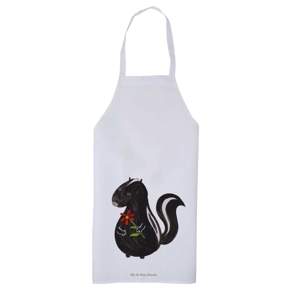 Kochschürze Stinktier Blume Schürze, Backschürze, Küchenschürze, Grillschürze, Latzschürze, Stinktier, Skunk, Wildtier, Raubtier, Stinker, Stinki, Tagträumer, verträumt, Dreams, Träume