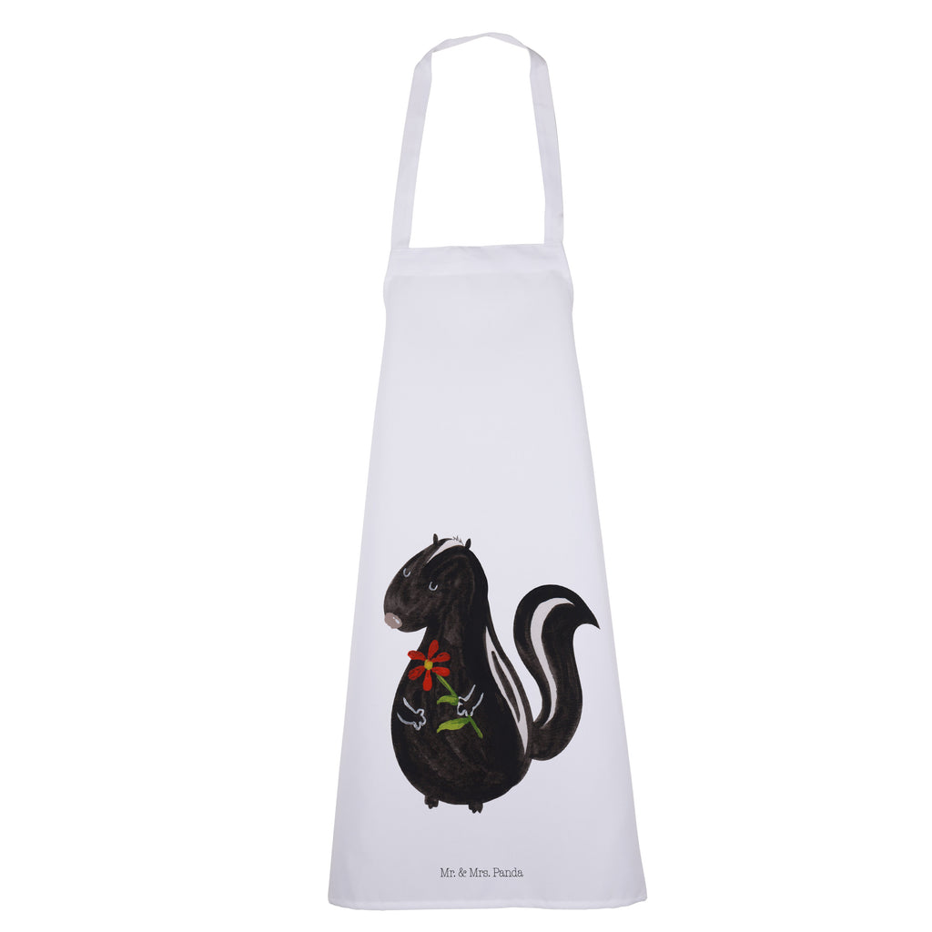 Kochschürze Stinktier Blume Schürze, Backschürze, Küchenschürze, Grillschürze, Latzschürze, Stinktier, Skunk, Wildtier, Raubtier, Stinker, Stinki, Tagträumer, verträumt, Dreams, Träume