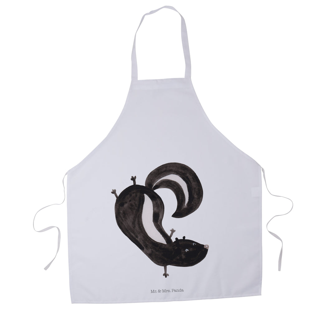 Kochschürze Stinktier Handstand Schürze, Backschürze, Küchenschürze, Grillschürze, Latzschürze, Stinktier, Skunk, Wildtier, Raubtier, Stinker, Stinki, Spielplatz, verpielt, Kind