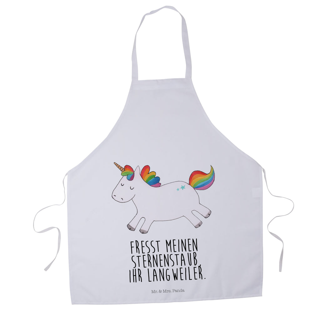 Kochschürze Einhorn Happy Schürze, Backschürze, Küchenschürze, Grillschürze, Latzschürze, Einhorn, Einhörner, Einhorn Deko, Pegasus, Unicorn, glücklich, fröhlich, Spaß, Freude, Lebensfreude, witzig, spannend, Lächeln, Lachen