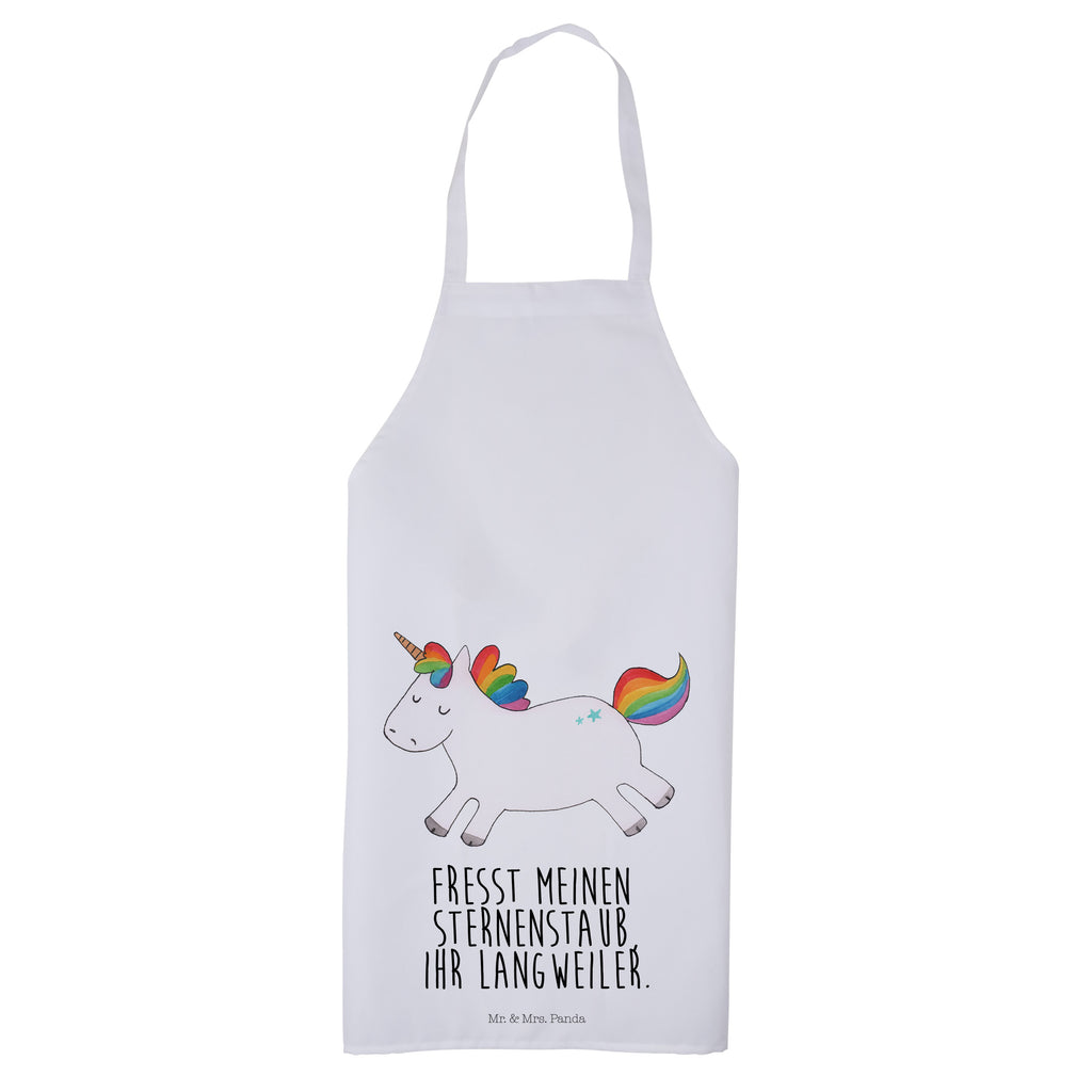 Kochschürze Einhorn Happy Schürze, Backschürze, Küchenschürze, Grillschürze, Latzschürze, Einhorn, Einhörner, Einhorn Deko, Pegasus, Unicorn, glücklich, fröhlich, Spaß, Freude, Lebensfreude, witzig, spannend, Lächeln, Lachen
