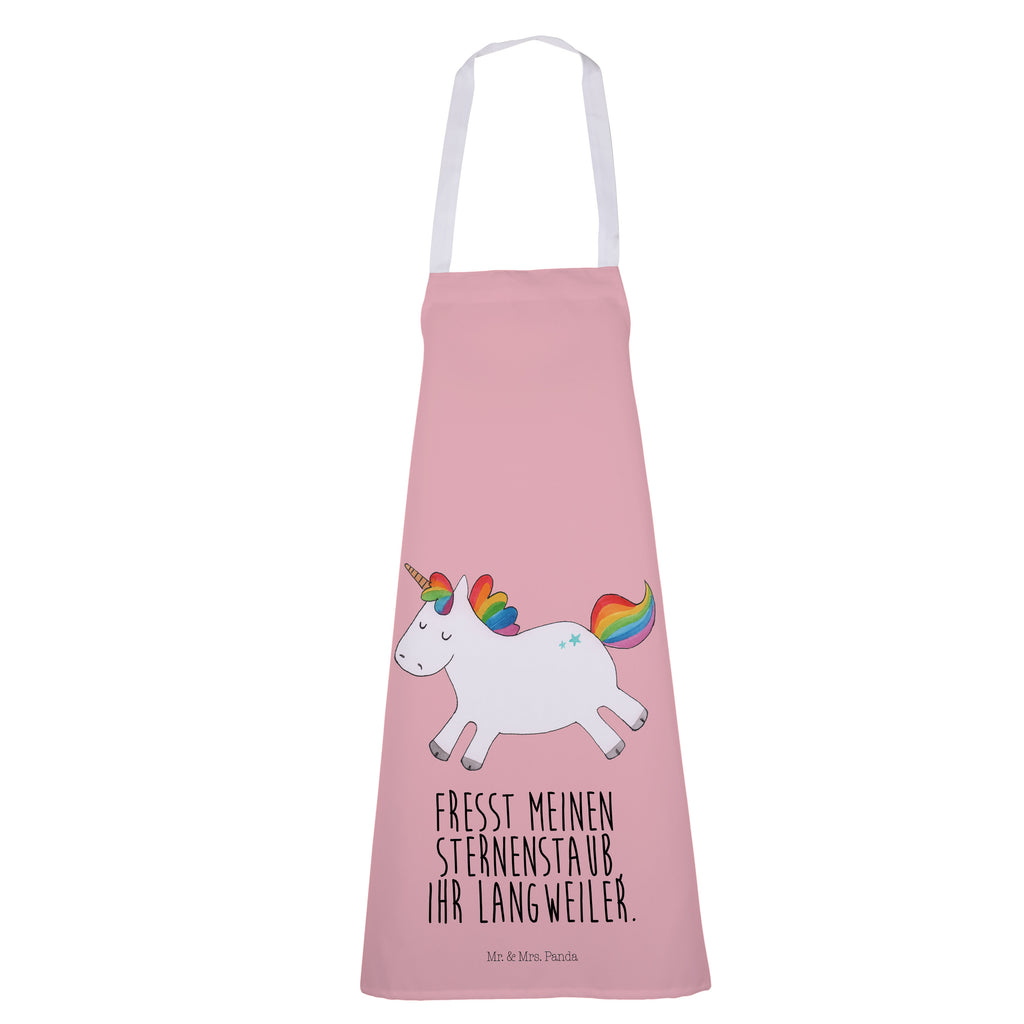 Kochschürze Einhorn Happy Schürze, Backschürze, Küchenschürze, Grillschürze, Latzschürze, Einhorn, Einhörner, Einhorn Deko, Pegasus, Unicorn, glücklich, fröhlich, Spaß, Freude, Lebensfreude, witzig, spannend, Lächeln, Lachen