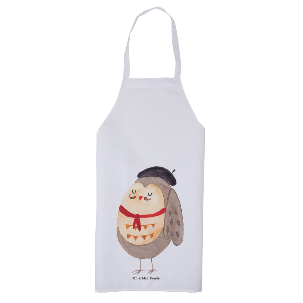 Kochschürze Eule Französisch Schürze, Backschürze, Küchenschürze, Grillschürze, Latzschürze, Eule, Eulen, Eule Deko, Owl, hibou, La vie est belle, das Leben ist schön, Spruch schön, Spruch Französisch, Frankreich