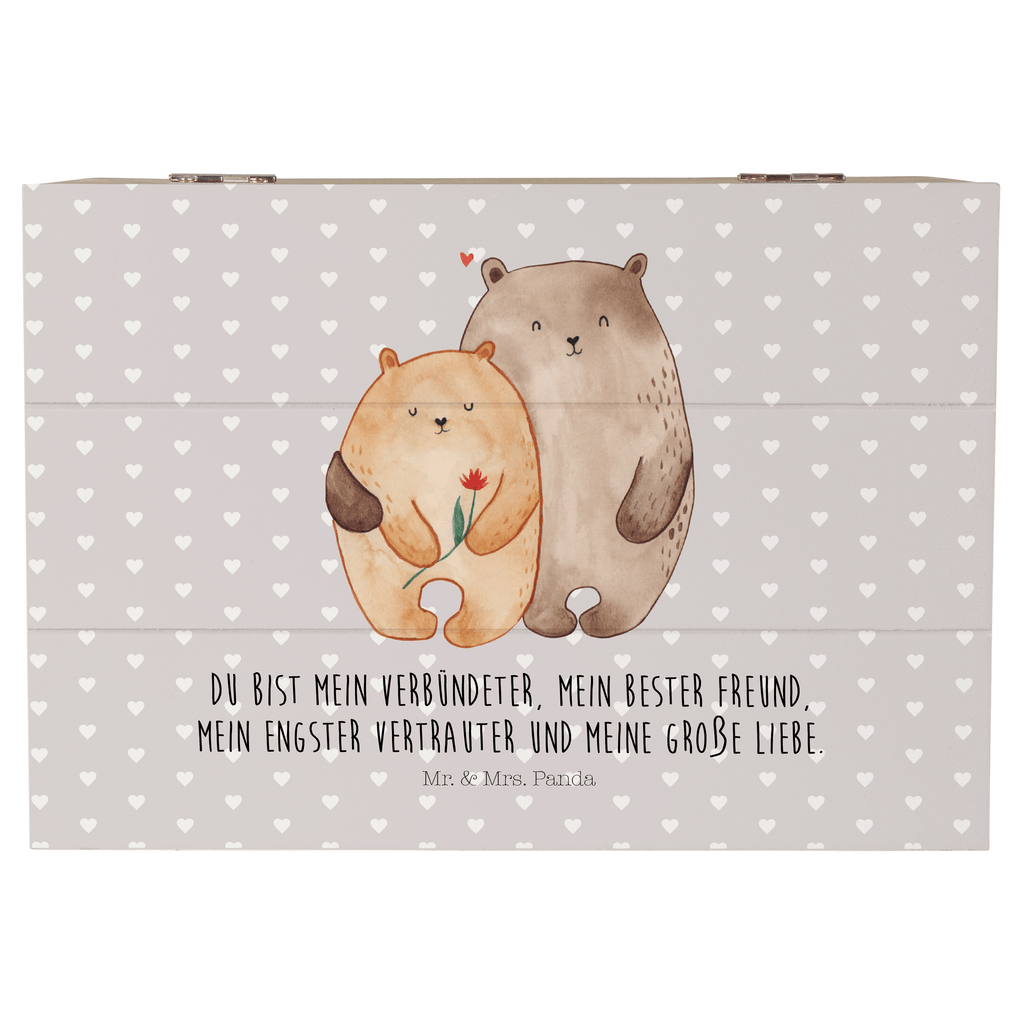 Holzkiste Bären Liebe Holzkiste, Kiste, Schatzkiste, Truhe, Schatulle, XXL, Erinnerungsbox, Erinnerungskiste, Dekokiste, Aufbewahrungsbox, Liebe, Partner, Freund, Freundin, Ehemann, Ehefrau, Heiraten, Verlobung, Heiratsantrag, Liebesgeschenk, Jahrestag, Hocheitstag, Verliebt, Verlobt, Verheiratet, Geschenk Freundin, Geschenk Freund, Liebesbeweis, Hochzeitstag, Geschenk Hochzeit, Bären, Bärchen, Bär