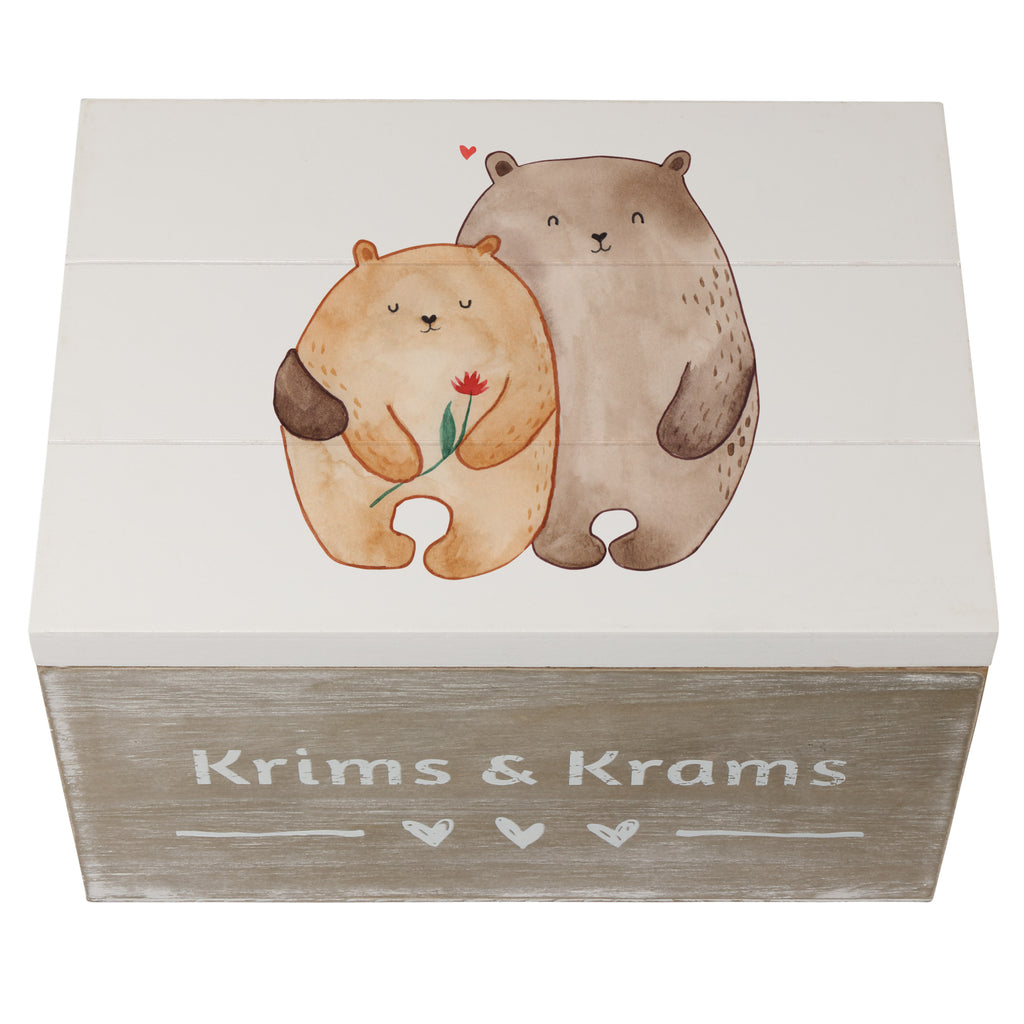 Holzkiste Bären Liebe Holzkiste, Kiste, Schatzkiste, Truhe, Schatulle, XXL, Erinnerungsbox, Erinnerungskiste, Dekokiste, Aufbewahrungsbox, Liebe, Partner, Freund, Freundin, Ehemann, Ehefrau, Heiraten, Verlobung, Heiratsantrag, Liebesgeschenk, Jahrestag, Hocheitstag, Verliebt, Verlobt, Verheiratet, Geschenk Freundin, Geschenk Freund, Liebesbeweis, Hochzeitstag, Geschenk Hochzeit, Bären, Bärchen, Bär