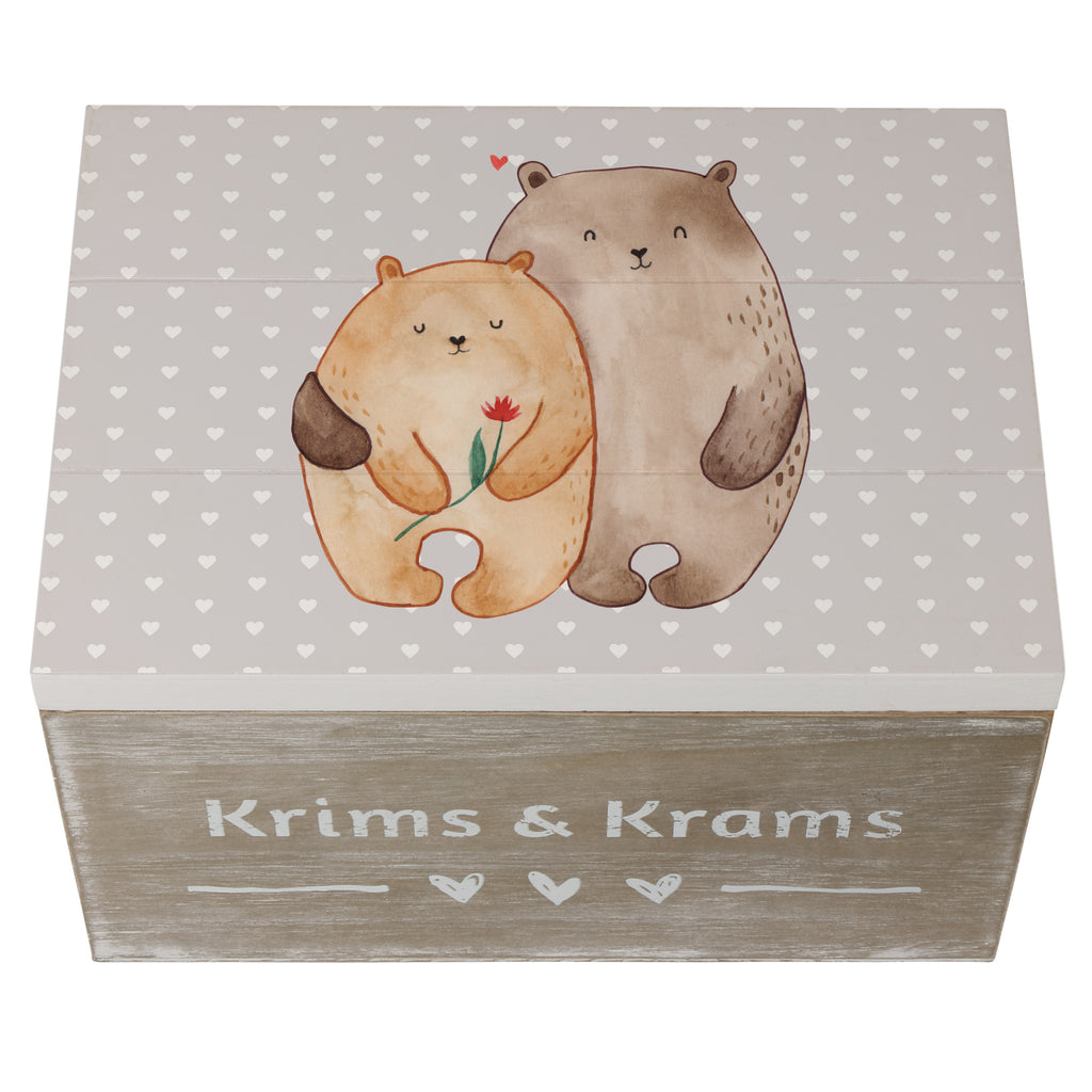 Holzkiste Bären Liebe Holzkiste, Kiste, Schatzkiste, Truhe, Schatulle, XXL, Erinnerungsbox, Erinnerungskiste, Dekokiste, Aufbewahrungsbox, Liebe, Partner, Freund, Freundin, Ehemann, Ehefrau, Heiraten, Verlobung, Heiratsantrag, Liebesgeschenk, Jahrestag, Hocheitstag, Verliebt, Verlobt, Verheiratet, Geschenk Freundin, Geschenk Freund, Liebesbeweis, Hochzeitstag, Geschenk Hochzeit, Bären, Bärchen, Bär