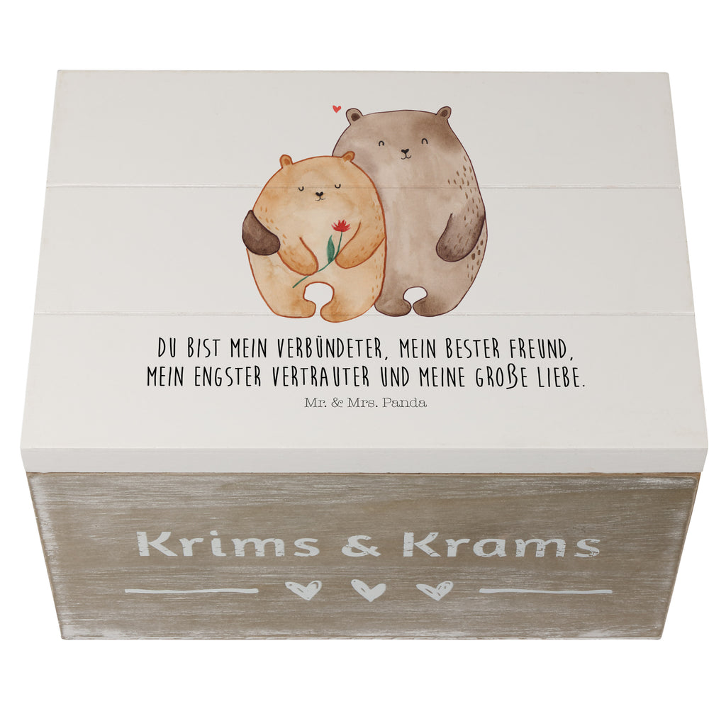 Holzkiste Bären Liebe Holzkiste, Kiste, Schatzkiste, Truhe, Schatulle, XXL, Erinnerungsbox, Erinnerungskiste, Dekokiste, Aufbewahrungsbox, Liebe, Partner, Freund, Freundin, Ehemann, Ehefrau, Heiraten, Verlobung, Heiratsantrag, Liebesgeschenk, Jahrestag, Hocheitstag, Verliebt, Verlobt, Verheiratet, Geschenk Freundin, Geschenk Freund, Liebesbeweis, Hochzeitstag, Geschenk Hochzeit, Bären, Bärchen, Bär