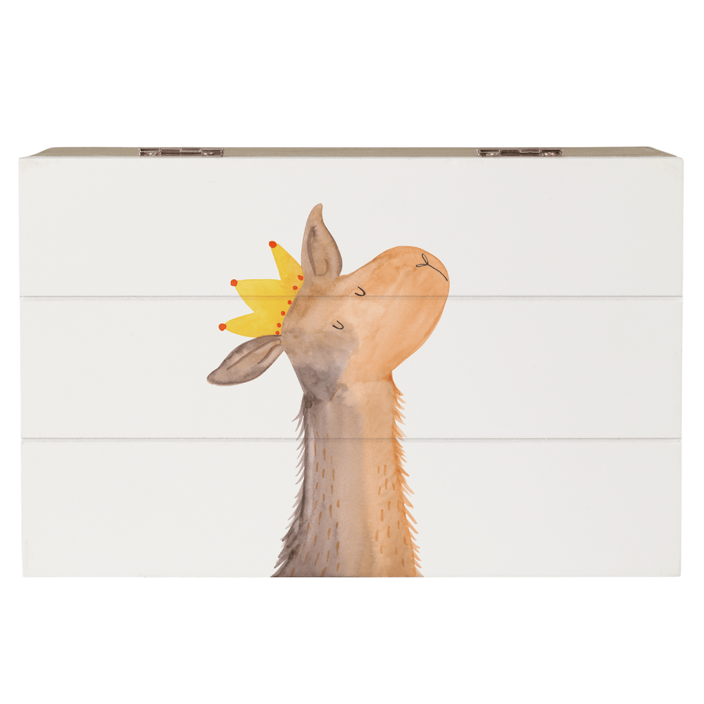 Holzkiste Lamakopf König Holzkiste, Kiste, Schatzkiste, Truhe, Schatulle, XXL, Erinnerungsbox, Erinnerungskiste, Dekokiste, Aufbewahrungsbox, Lama, Alpaka, Lamas, König, Königin, Freundin, Mama, Papa, Büro Kollege, Kollegin, Chef, Vorgesetzter, Abi, Abitur