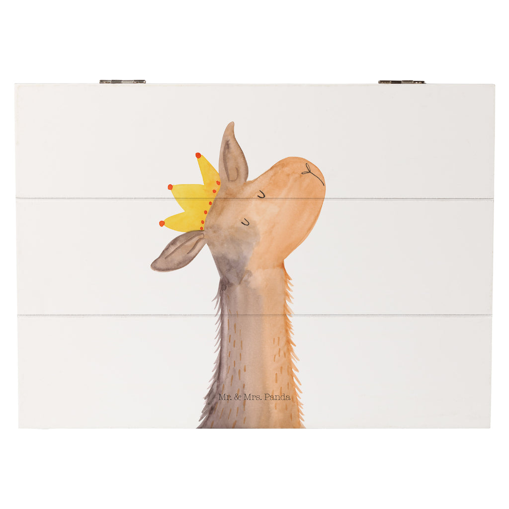 Holzkiste Lamakopf König Holzkiste, Kiste, Schatzkiste, Truhe, Schatulle, XXL, Erinnerungsbox, Erinnerungskiste, Dekokiste, Aufbewahrungsbox, Lama, Alpaka, Lamas, König, Königin, Freundin, Mama, Papa, Büro Kollege, Kollegin, Chef, Vorgesetzter, Abi, Abitur