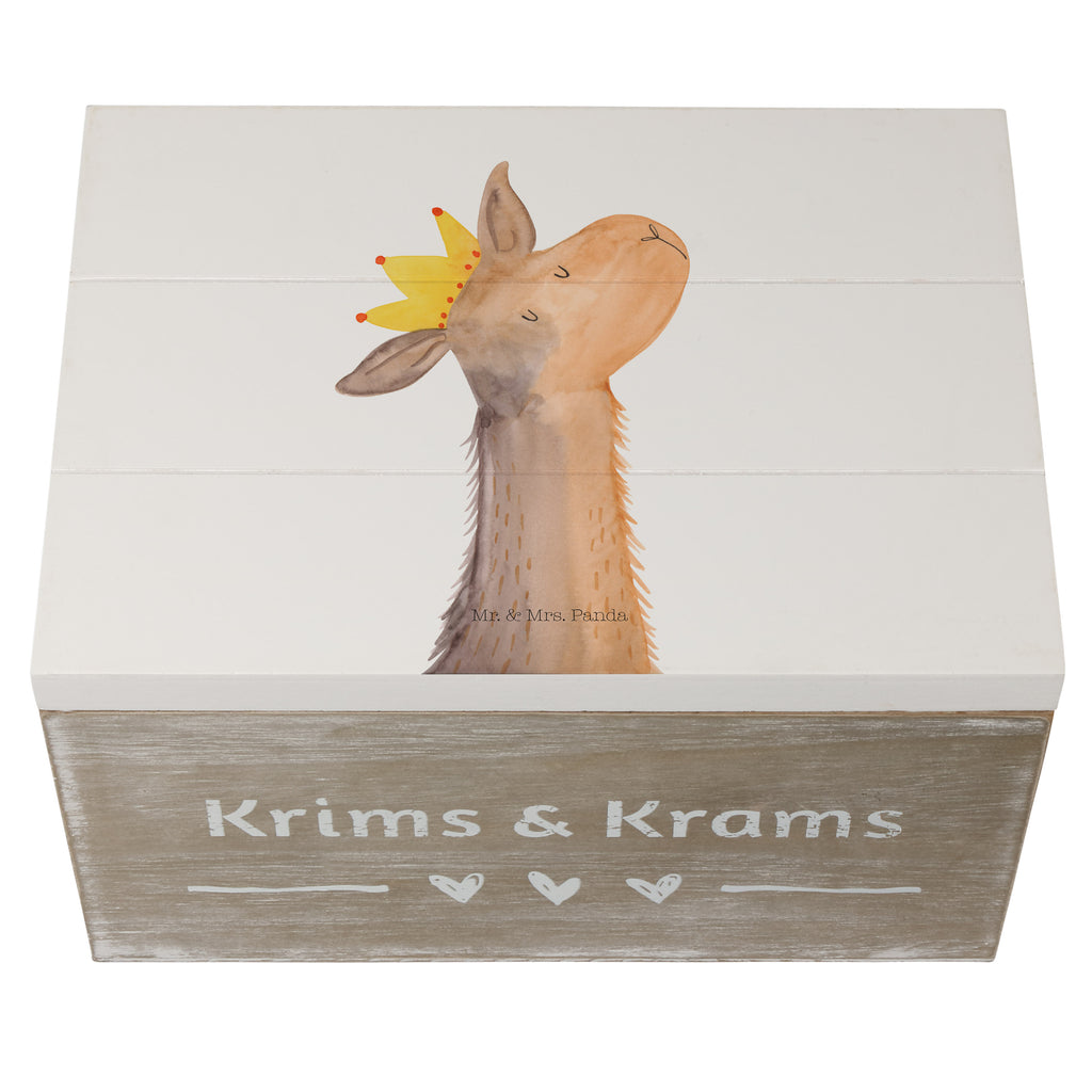 Holzkiste Lamakopf König Holzkiste, Kiste, Schatzkiste, Truhe, Schatulle, XXL, Erinnerungsbox, Erinnerungskiste, Dekokiste, Aufbewahrungsbox, Lama, Alpaka, Lamas, König, Königin, Freundin, Mama, Papa, Büro Kollege, Kollegin, Chef, Vorgesetzter, Abi, Abitur