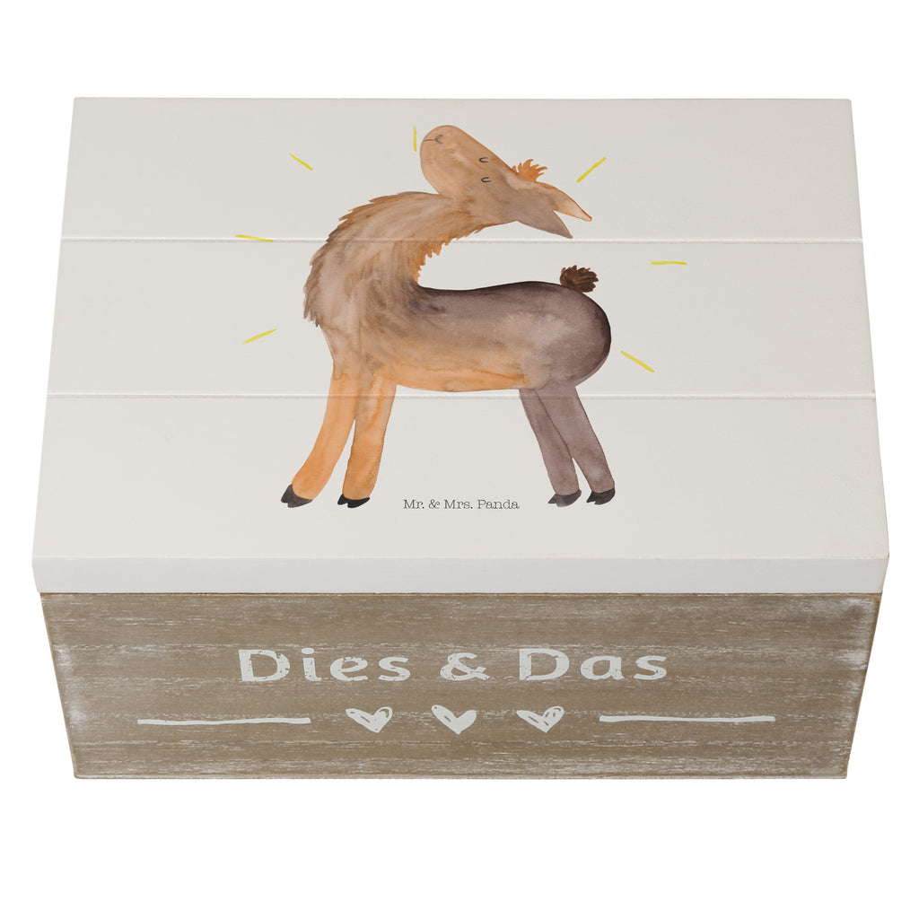 Holzkiste Lama stolz Holzkiste, Kiste, Schatzkiste, Truhe, Schatulle, XXL, Erinnerungsbox, Erinnerungskiste, Dekokiste, Aufbewahrungsbox, Lama, Alpaka, Lamas, Außenseiter, Anders, Neustart, stolz, Hippie, Freundin, Freundinnen, beste Freundin, Kumpel, Familie, Family