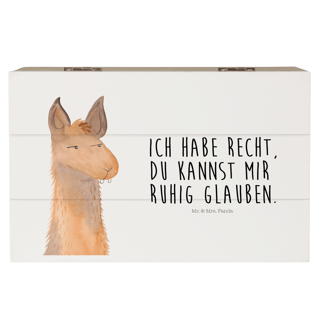 Holzkiste Lamakopf genervt Holzkiste, Kiste, Schatzkiste, Truhe, Schatulle, XXL, Erinnerungsbox, Erinnerungskiste, Dekokiste, Aufbewahrungsbox, Lama, Alpaka, Lamas, Recht haben, genervt sein, Freundin, beste Freundin, Partnerin, Büro, Büroalltag, Chef, Chefin, Azubi