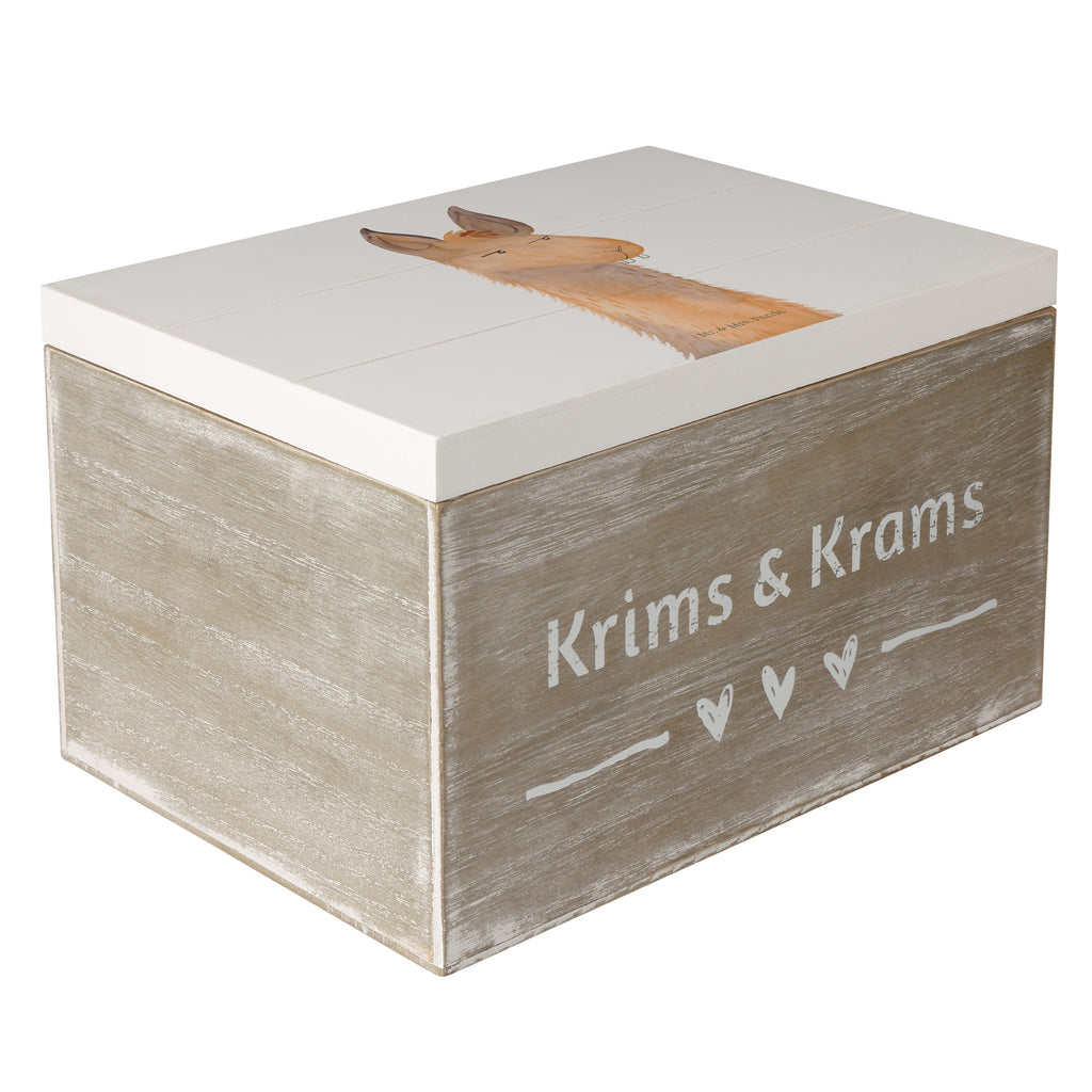 Holzkiste Lamakopf genervt Holzkiste, Kiste, Schatzkiste, Truhe, Schatulle, XXL, Erinnerungsbox, Erinnerungskiste, Dekokiste, Aufbewahrungsbox, Lama, Alpaka, Lamas, Recht haben, genervt sein, Freundin, beste Freundin, Partnerin, Büro, Büroalltag, Chef, Chefin, Azubi