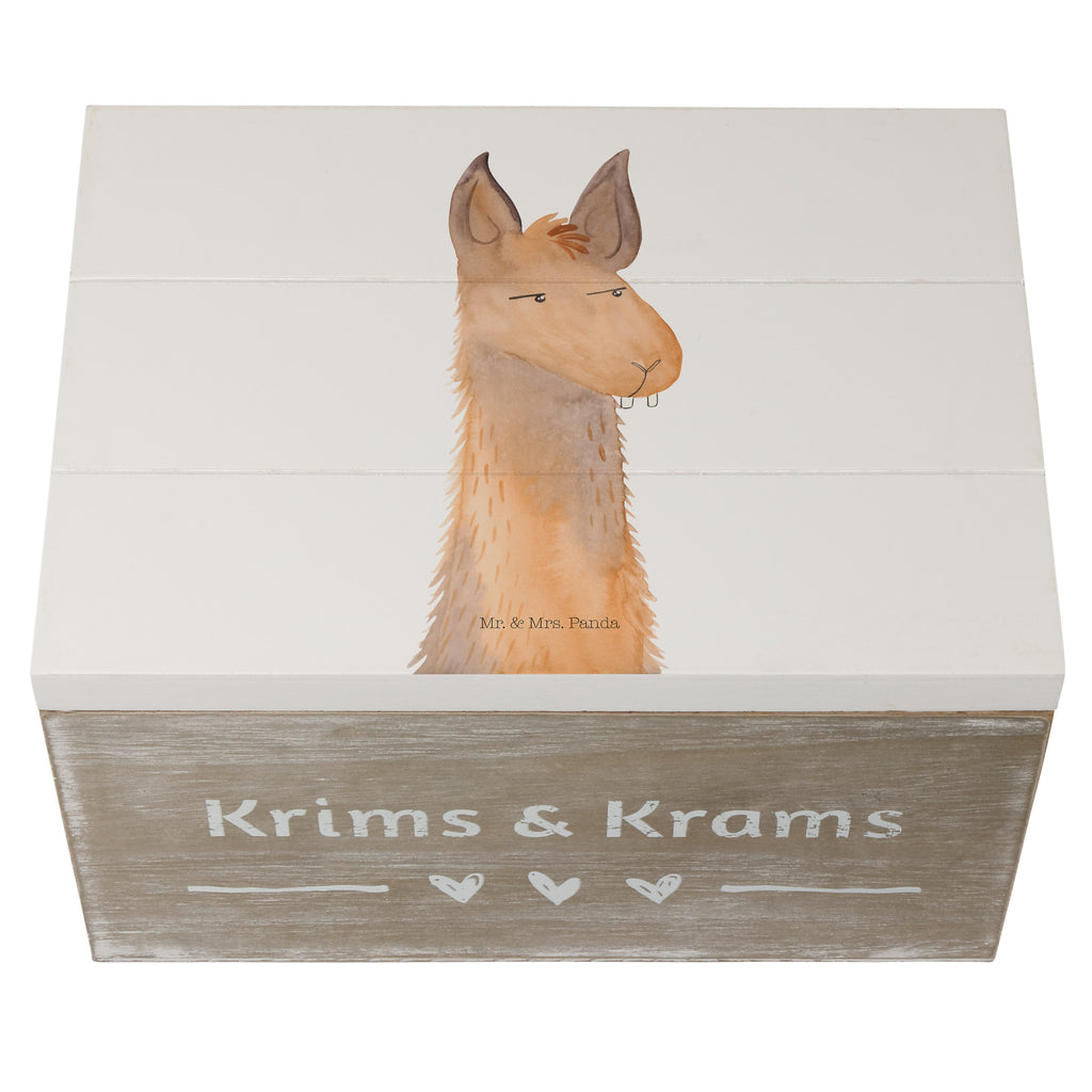 Holzkiste Lamakopf genervt Holzkiste, Kiste, Schatzkiste, Truhe, Schatulle, XXL, Erinnerungsbox, Erinnerungskiste, Dekokiste, Aufbewahrungsbox, Lama, Alpaka, Lamas, Recht haben, genervt sein, Freundin, beste Freundin, Partnerin, Büro, Büroalltag, Chef, Chefin, Azubi