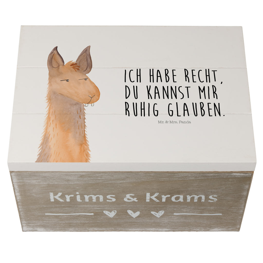 Holzkiste Lamakopf genervt Holzkiste, Kiste, Schatzkiste, Truhe, Schatulle, XXL, Erinnerungsbox, Erinnerungskiste, Dekokiste, Aufbewahrungsbox, Lama, Alpaka, Lamas, Recht haben, genervt sein, Freundin, beste Freundin, Partnerin, Büro, Büroalltag, Chef, Chefin, Azubi