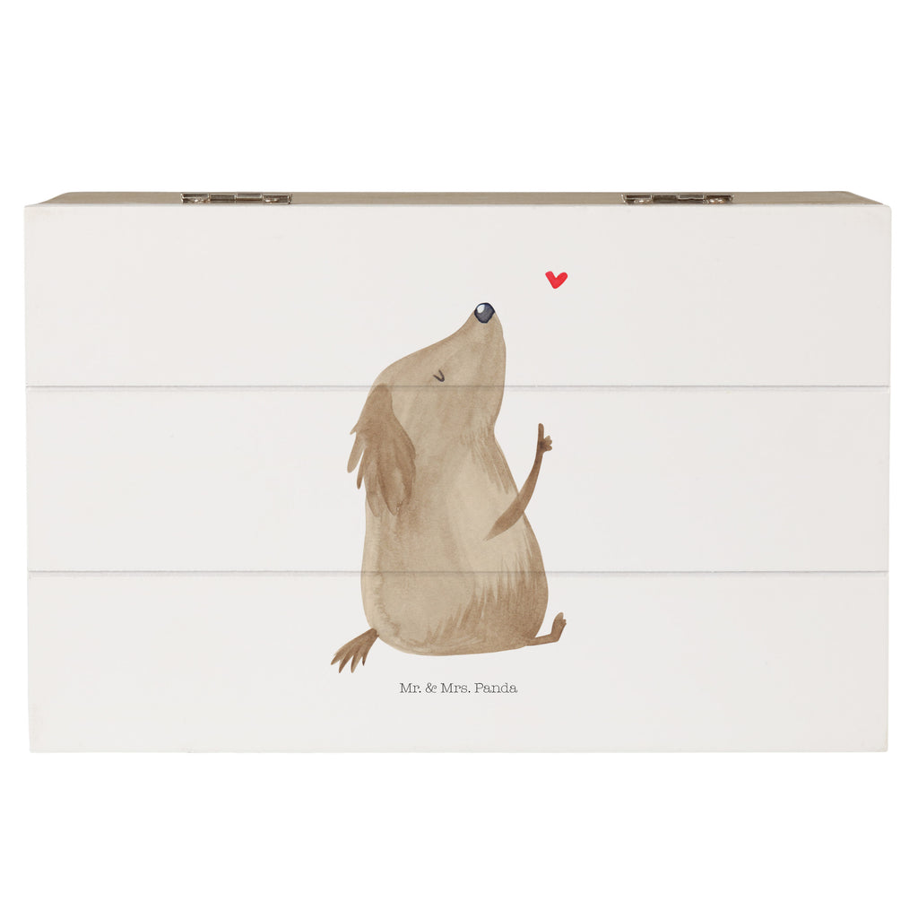 Holzkiste Hund Liebe Holzkiste, Kiste, Schatzkiste, Truhe, Schatulle, XXL, Erinnerungsbox, Erinnerungskiste, Dekokiste, Aufbewahrungsbox, Hund, Hundemotiv, Haustier, Hunderasse, Tierliebhaber, Hundebesitzer, Sprüche, Liebe, Hundeglück, Hundeliebe, Hunde, Frauchen