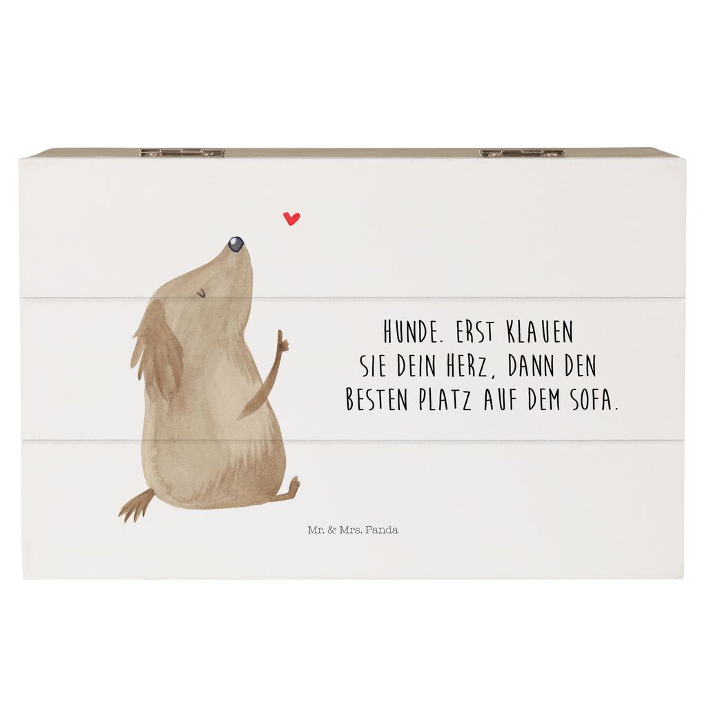 Holzkiste Hund Liebe Holzkiste, Kiste, Schatzkiste, Truhe, Schatulle, XXL, Erinnerungsbox, Erinnerungskiste, Dekokiste, Aufbewahrungsbox, Hund, Hundemotiv, Haustier, Hunderasse, Tierliebhaber, Hundebesitzer, Sprüche, Liebe, Hundeglück, Hundeliebe, Hunde, Frauchen