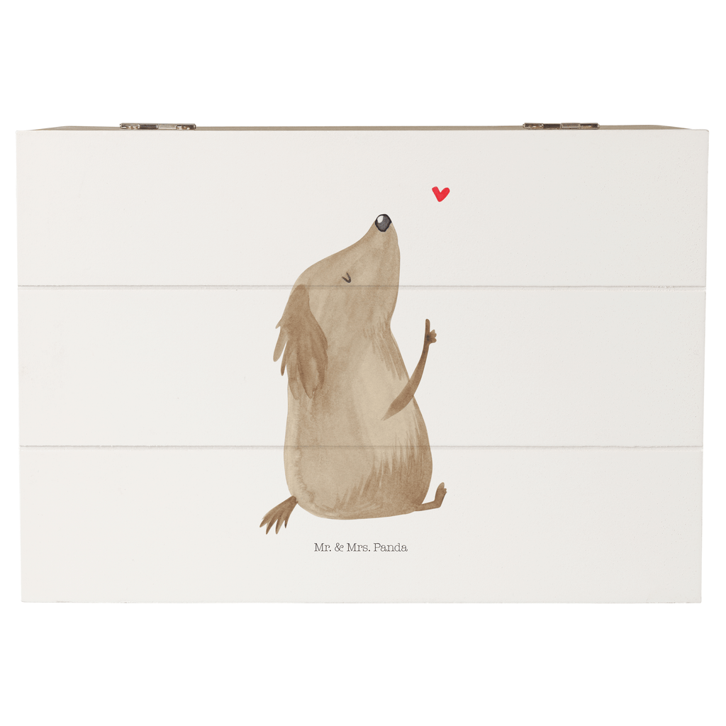 Holzkiste Hund Liebe Holzkiste, Kiste, Schatzkiste, Truhe, Schatulle, XXL, Erinnerungsbox, Erinnerungskiste, Dekokiste, Aufbewahrungsbox, Hund, Hundemotiv, Haustier, Hunderasse, Tierliebhaber, Hundebesitzer, Sprüche, Liebe, Hundeglück, Hundeliebe, Hunde, Frauchen