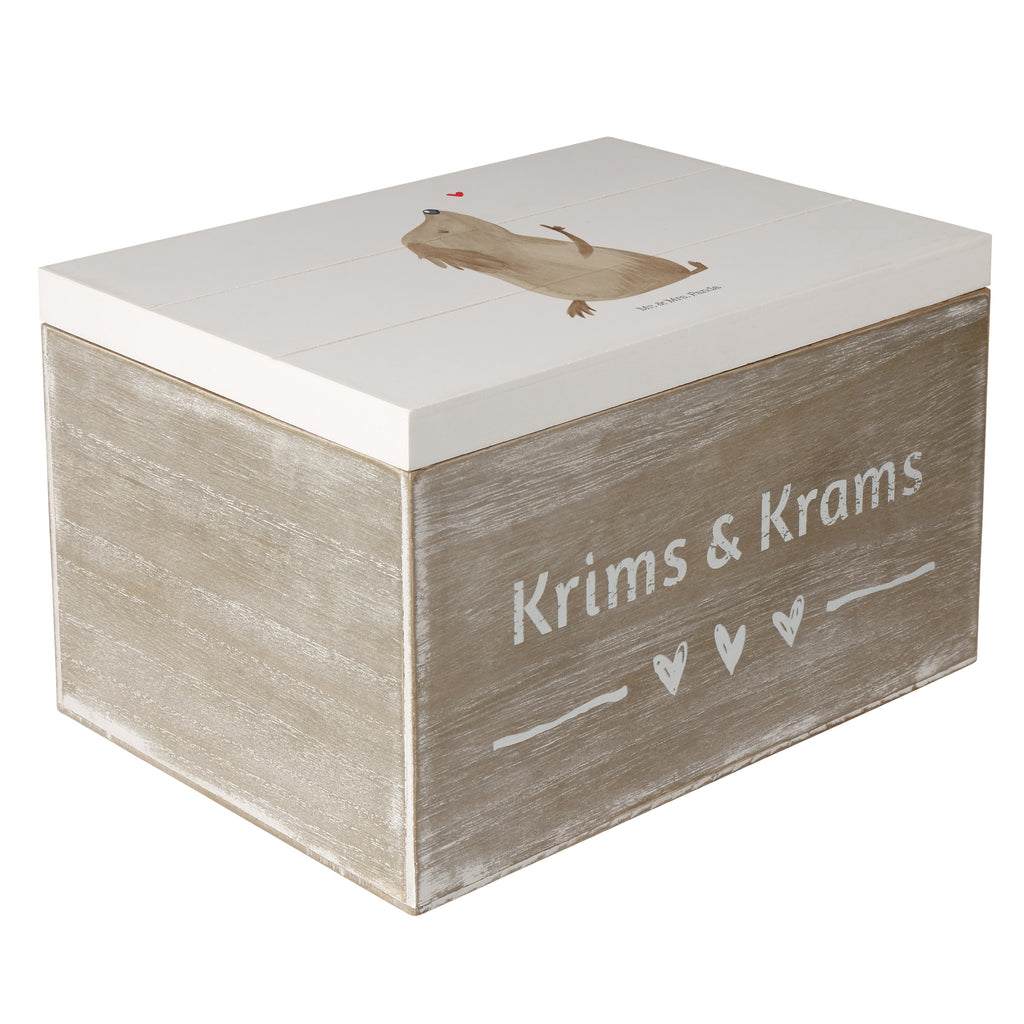 Holzkiste Hund Liebe Holzkiste, Kiste, Schatzkiste, Truhe, Schatulle, XXL, Erinnerungsbox, Erinnerungskiste, Dekokiste, Aufbewahrungsbox, Hund, Hundemotiv, Haustier, Hunderasse, Tierliebhaber, Hundebesitzer, Sprüche, Liebe, Hundeglück, Hundeliebe, Hunde, Frauchen