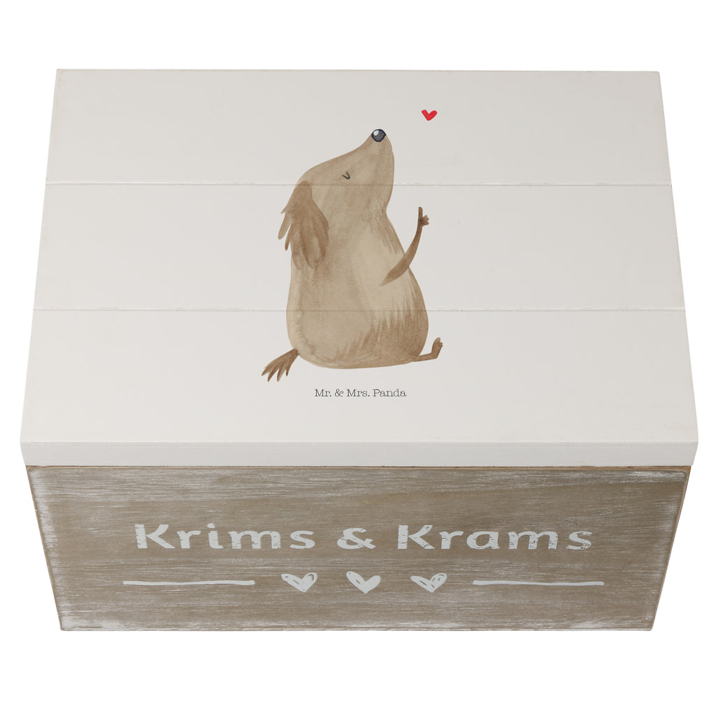 Holzkiste Hund Liebe Holzkiste, Kiste, Schatzkiste, Truhe, Schatulle, XXL, Erinnerungsbox, Erinnerungskiste, Dekokiste, Aufbewahrungsbox, Hund, Hundemotiv, Haustier, Hunderasse, Tierliebhaber, Hundebesitzer, Sprüche, Liebe, Hundeglück, Hundeliebe, Hunde, Frauchen