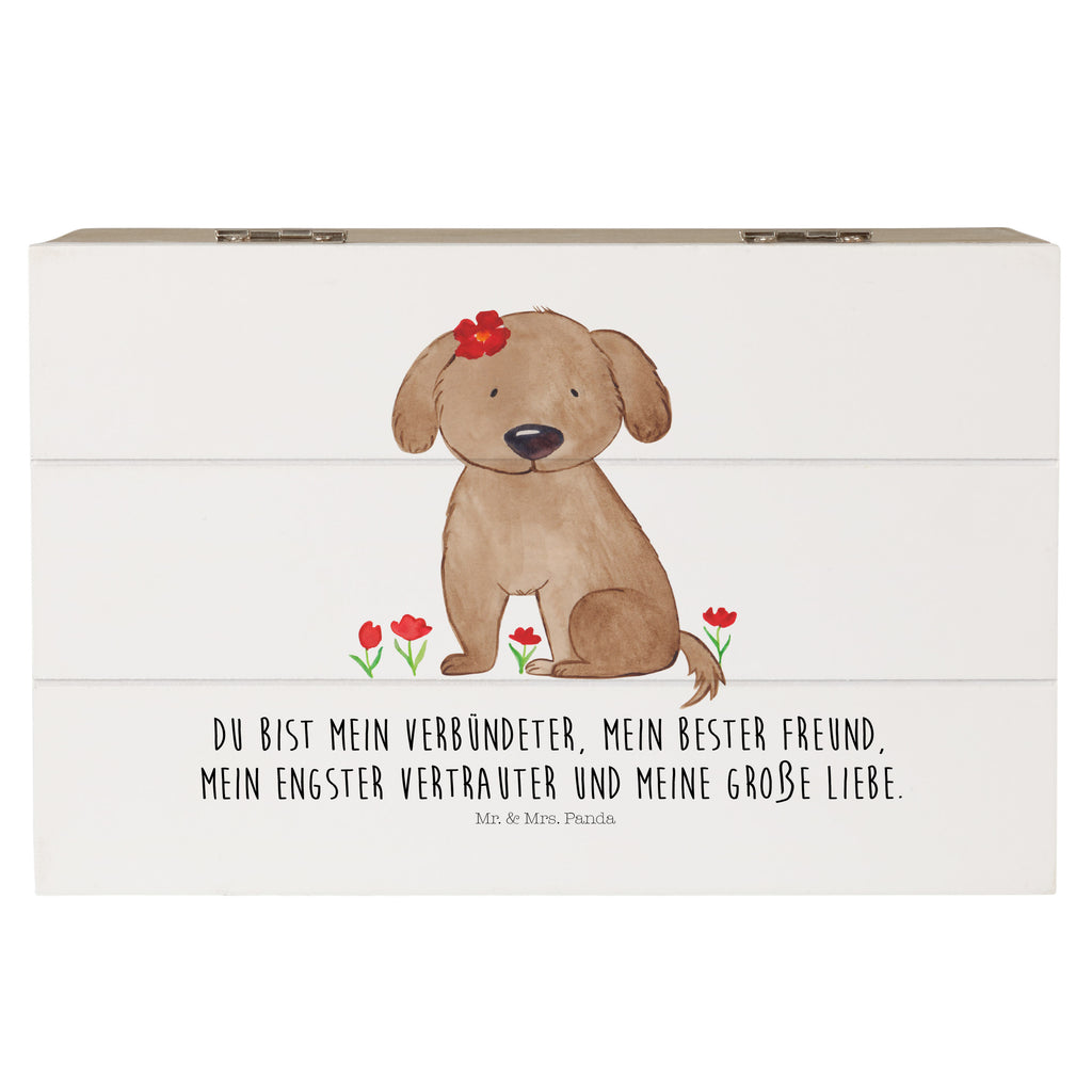 Holzkiste Hund Hundedame Holzkiste, Kiste, Schatzkiste, Truhe, Schatulle, XXL, Erinnerungsbox, Erinnerungskiste, Dekokiste, Aufbewahrungsbox, Hund, Hundemotiv, Haustier, Hunderasse, Tierliebhaber, Hundebesitzer, Sprüche, Hunde, Hundeliebe, Hundeglück, Liebe, Frauchen