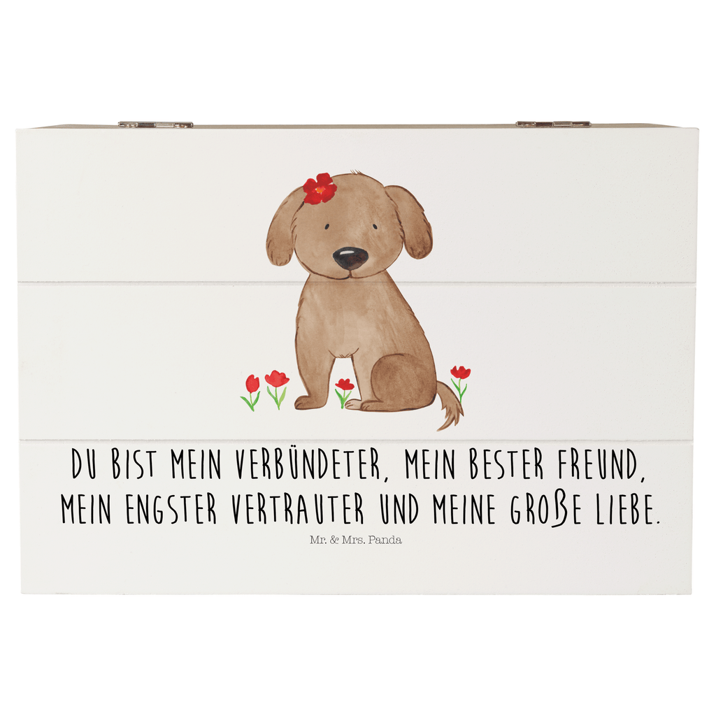 Holzkiste Hund Hundedame Holzkiste, Kiste, Schatzkiste, Truhe, Schatulle, XXL, Erinnerungsbox, Erinnerungskiste, Dekokiste, Aufbewahrungsbox, Hund, Hundemotiv, Haustier, Hunderasse, Tierliebhaber, Hundebesitzer, Sprüche, Hunde, Hundeliebe, Hundeglück, Liebe, Frauchen