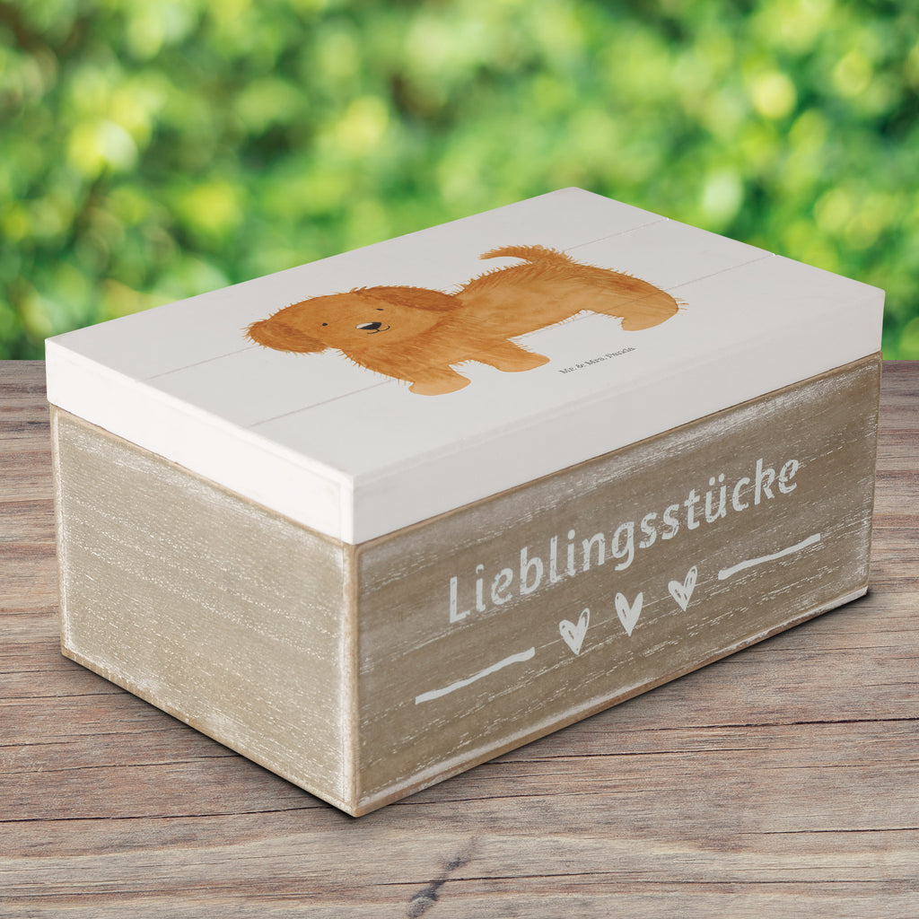 Holzkiste Hund flauschig Holzkiste, Kiste, Schatzkiste, Truhe, Schatulle, XXL, Erinnerungsbox, Erinnerungskiste, Dekokiste, Aufbewahrungsbox, Hund, Hundemotiv, Haustier, Hunderasse, Tierliebhaber, Hundebesitzer, Sprüche, Hunde, Frauchen, Hundemama, Hundeliebe