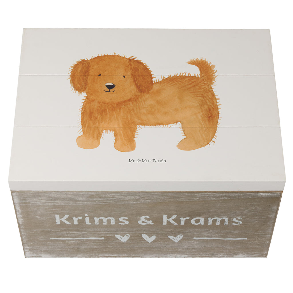 Holzkiste Hund flauschig Holzkiste, Kiste, Schatzkiste, Truhe, Schatulle, XXL, Erinnerungsbox, Erinnerungskiste, Dekokiste, Aufbewahrungsbox, Hund, Hundemotiv, Haustier, Hunderasse, Tierliebhaber, Hundebesitzer, Sprüche, Hunde, Frauchen, Hundemama, Hundeliebe