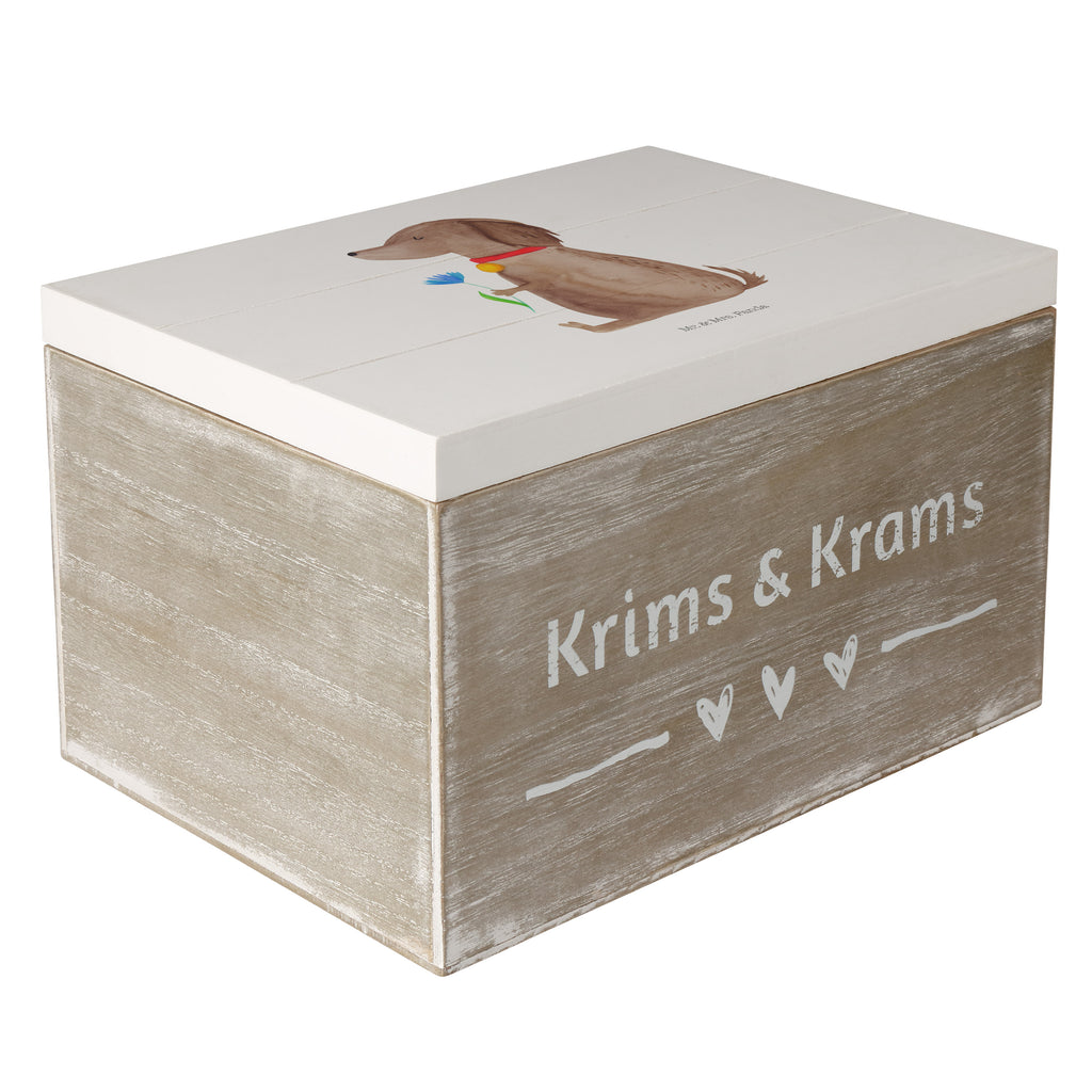 Holzkiste Hund Blume Holzkiste, Kiste, Schatzkiste, Truhe, Schatulle, XXL, Erinnerungsbox, Erinnerungskiste, Dekokiste, Aufbewahrungsbox, Hund, Hundemotiv, Haustier, Hunderasse, Tierliebhaber, Hundebesitzer, Sprüche, Hunde, Frauchen, Hundeliebe