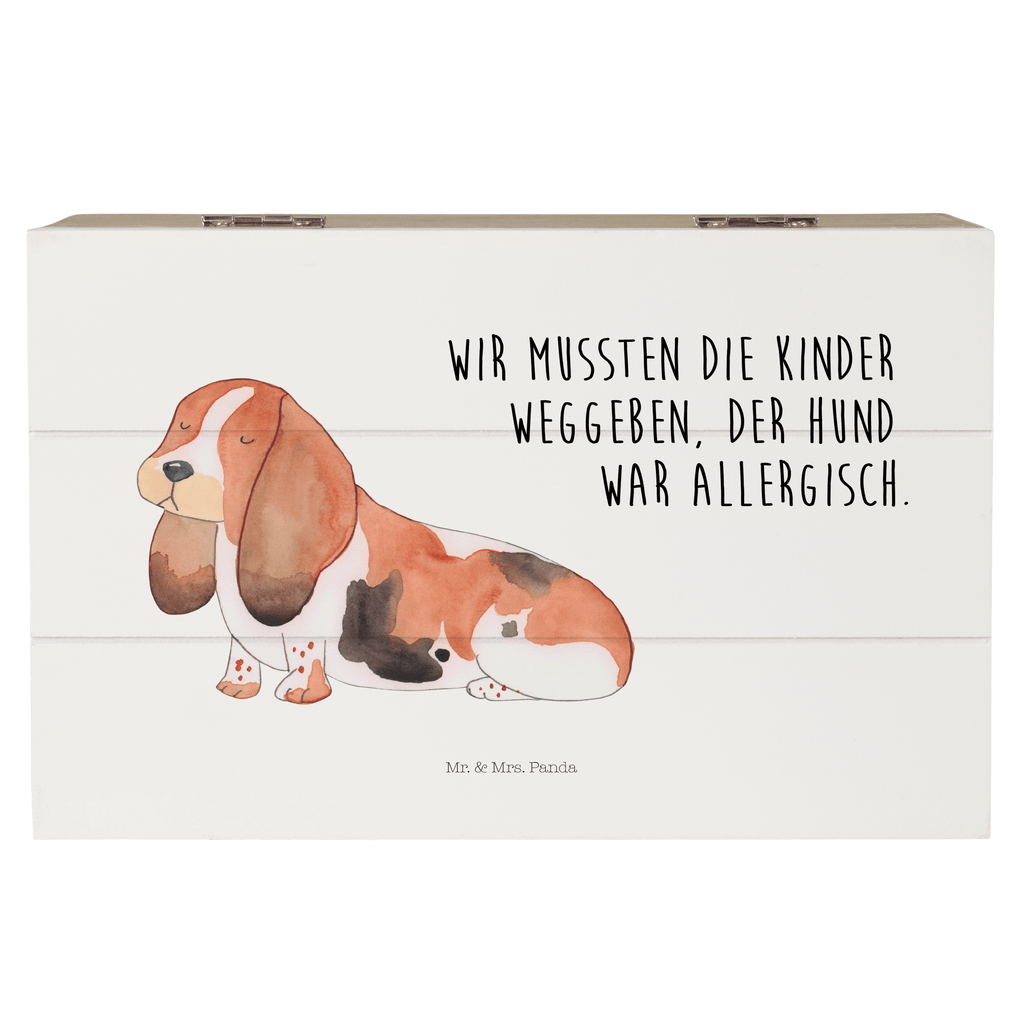 Holzkiste Hund Basset Hound Holzkiste, Kiste, Schatzkiste, Truhe, Schatulle, XXL, Erinnerungsbox, Erinnerungskiste, Dekokiste, Aufbewahrungsbox, Hund, Hundemotiv, Haustier, Hunderasse, Tierliebhaber, Hundebesitzer, Sprüche, Basset Hound, Basset, Hundeliebe, kinderlos