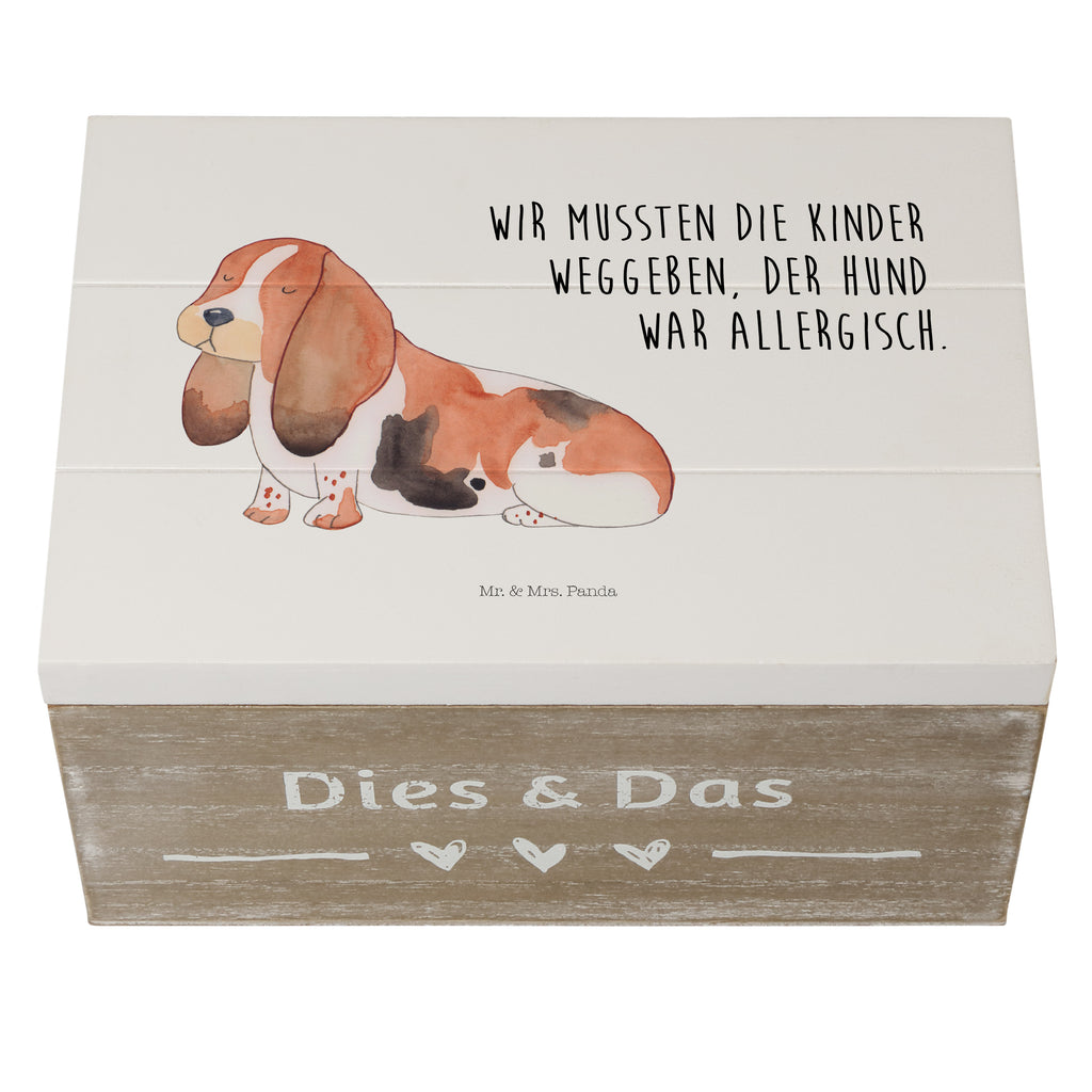 Holzkiste Hund Basset Hound Holzkiste, Kiste, Schatzkiste, Truhe, Schatulle, XXL, Erinnerungsbox, Erinnerungskiste, Dekokiste, Aufbewahrungsbox, Hund, Hundemotiv, Haustier, Hunderasse, Tierliebhaber, Hundebesitzer, Sprüche, Basset Hound, Basset, Hundeliebe, kinderlos