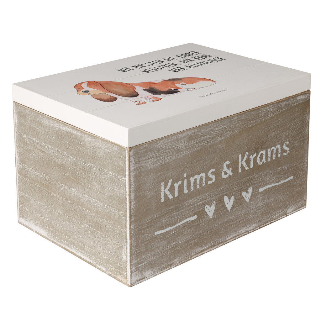 Holzkiste Hund Basset Hound Holzkiste, Kiste, Schatzkiste, Truhe, Schatulle, XXL, Erinnerungsbox, Erinnerungskiste, Dekokiste, Aufbewahrungsbox, Hund, Hundemotiv, Haustier, Hunderasse, Tierliebhaber, Hundebesitzer, Sprüche, Basset Hound, Basset, Hundeliebe, kinderlos