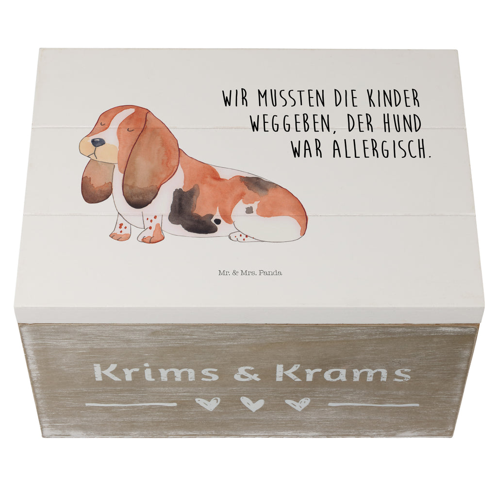 Holzkiste Hund Basset Hound Holzkiste, Kiste, Schatzkiste, Truhe, Schatulle, XXL, Erinnerungsbox, Erinnerungskiste, Dekokiste, Aufbewahrungsbox, Hund, Hundemotiv, Haustier, Hunderasse, Tierliebhaber, Hundebesitzer, Sprüche, Basset Hound, Basset, Hundeliebe, kinderlos