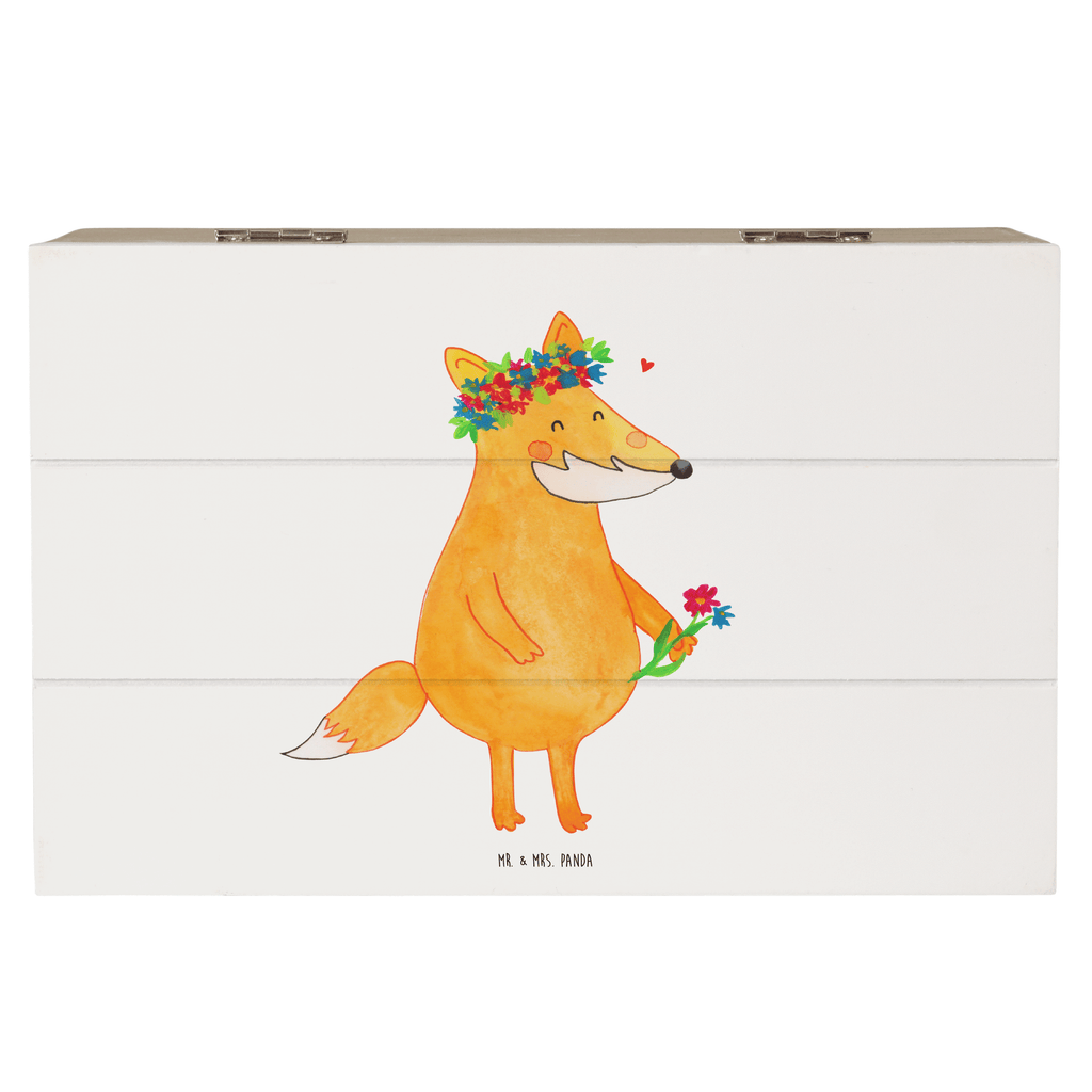 Holzkiste Fuchs Blumenliebe Holzkiste, Kiste, Schatzkiste, Truhe, Schatulle, XXL, Erinnerungsbox, Erinnerungskiste, Dekokiste, Aufbewahrungsbox, Fuchs, Füchse, Fox, Liebe, Freundin, Fuchsmädchen, Blumenmädchen, Freundinnen, Liebesbeweis, Blume, Blumen, Motivation, Freude, ich, mich, Selbstliebe