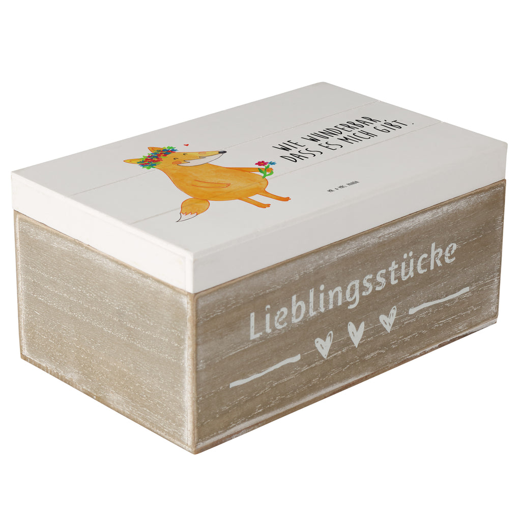 Holzkiste Fuchs Blumenliebe Holzkiste, Kiste, Schatzkiste, Truhe, Schatulle, XXL, Erinnerungsbox, Erinnerungskiste, Dekokiste, Aufbewahrungsbox, Fuchs, Füchse, Fox, Liebe, Freundin, Fuchsmädchen, Blumenmädchen, Freundinnen, Liebesbeweis, Blume, Blumen, Motivation, Freude, ich, mich, Selbstliebe