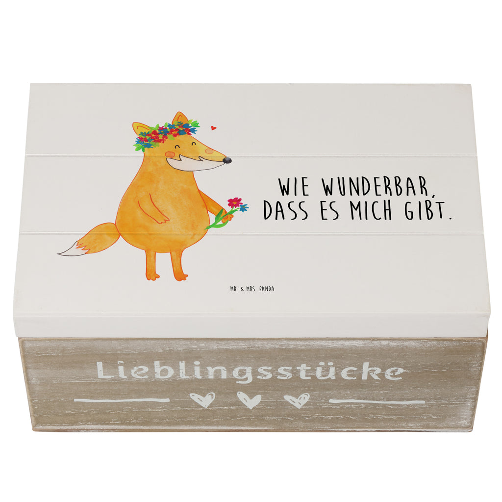 Holzkiste Fuchs Blumenliebe Holzkiste, Kiste, Schatzkiste, Truhe, Schatulle, XXL, Erinnerungsbox, Erinnerungskiste, Dekokiste, Aufbewahrungsbox, Fuchs, Füchse, Fox, Liebe, Freundin, Fuchsmädchen, Blumenmädchen, Freundinnen, Liebesbeweis, Blume, Blumen, Motivation, Freude, ich, mich, Selbstliebe