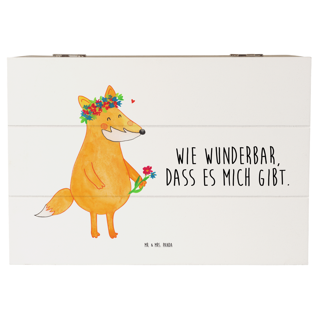 Holzkiste Fuchs Blumenliebe Holzkiste, Kiste, Schatzkiste, Truhe, Schatulle, XXL, Erinnerungsbox, Erinnerungskiste, Dekokiste, Aufbewahrungsbox, Fuchs, Füchse, Fox, Liebe, Freundin, Fuchsmädchen, Blumenmädchen, Freundinnen, Liebesbeweis, Blume, Blumen, Motivation, Freude, ich, mich, Selbstliebe