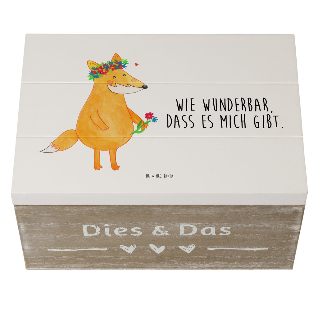 Holzkiste Fuchs Blumenliebe Holzkiste, Kiste, Schatzkiste, Truhe, Schatulle, XXL, Erinnerungsbox, Erinnerungskiste, Dekokiste, Aufbewahrungsbox, Fuchs, Füchse, Fox, Liebe, Freundin, Fuchsmädchen, Blumenmädchen, Freundinnen, Liebesbeweis, Blume, Blumen, Motivation, Freude, ich, mich, Selbstliebe