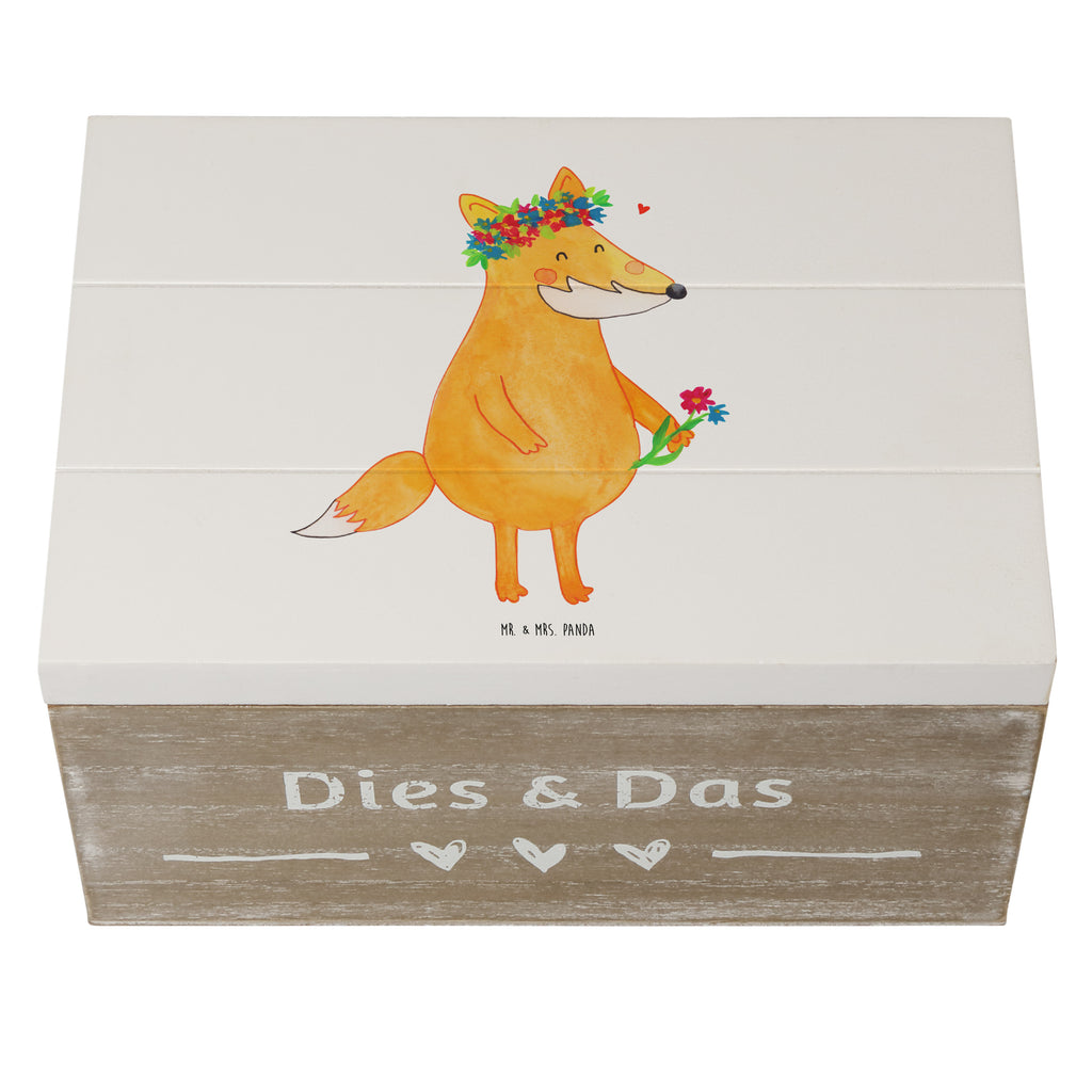 Holzkiste Fuchs Blumenliebe Holzkiste, Kiste, Schatzkiste, Truhe, Schatulle, XXL, Erinnerungsbox, Erinnerungskiste, Dekokiste, Aufbewahrungsbox, Fuchs, Füchse, Fox, Liebe, Freundin, Fuchsmädchen, Blumenmädchen, Freundinnen, Liebesbeweis, Blume, Blumen, Motivation, Freude, ich, mich, Selbstliebe