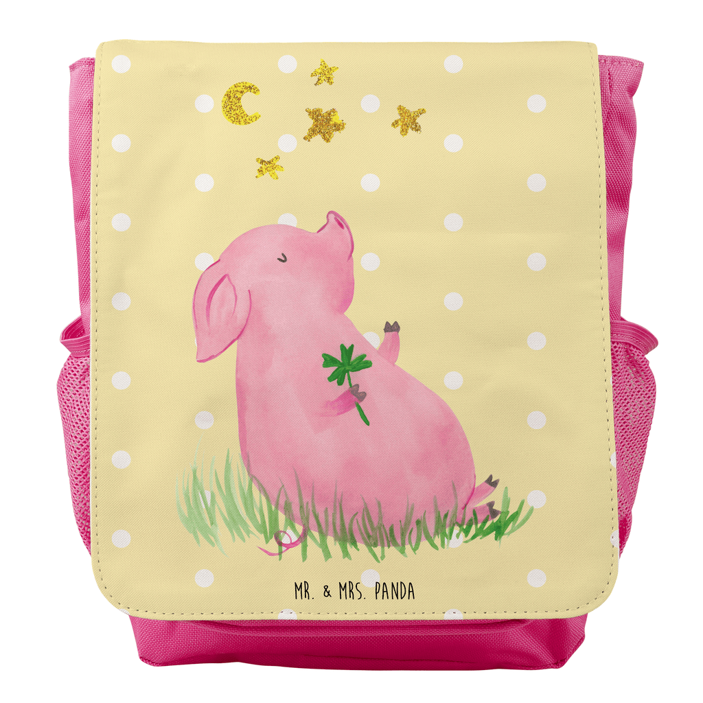 Kinderrucksack Glücksschwein Kids, Rucksack, Kinderrucksack, Kinder Rucksack, Rucksack Kindergröße, Kleiner Rucksack, Tiermotive, Gute Laune, lustige Sprüche, Tiere, Glücksschwein. Glück, Schwein, Schweinchen, Sterne, Sernchen, Ziele, Träume, Motivation, Glücksbringer