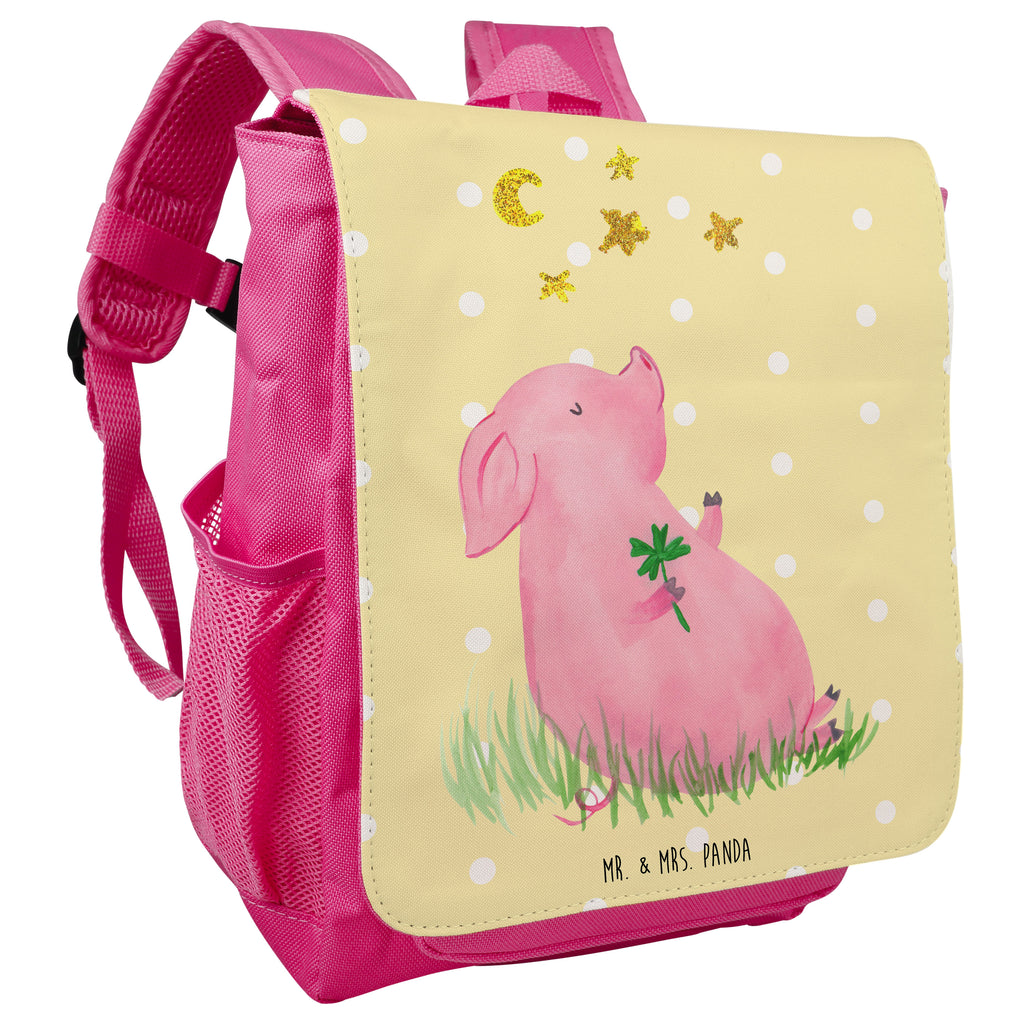 Kinderrucksack Glücksschwein Kids, Rucksack, Kinderrucksack, Kinder Rucksack, Rucksack Kindergröße, Kleiner Rucksack, Tiermotive, Gute Laune, lustige Sprüche, Tiere, Glücksschwein. Glück, Schwein, Schweinchen, Sterne, Sernchen, Ziele, Träume, Motivation, Glücksbringer