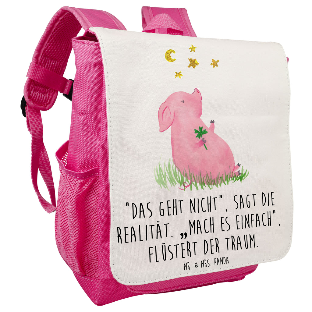 Kinderrucksack Glücksschwein Kids, Rucksack, Kinderrucksack, Kinder Rucksack, Rucksack Kindergröße, Kleiner Rucksack, Tiermotive, Gute Laune, lustige Sprüche, Tiere, Glücksschwein. Glück, Schwein, Schweinchen, Sterne, Sernchen, Ziele, Träume, Motivation, Glücksbringer