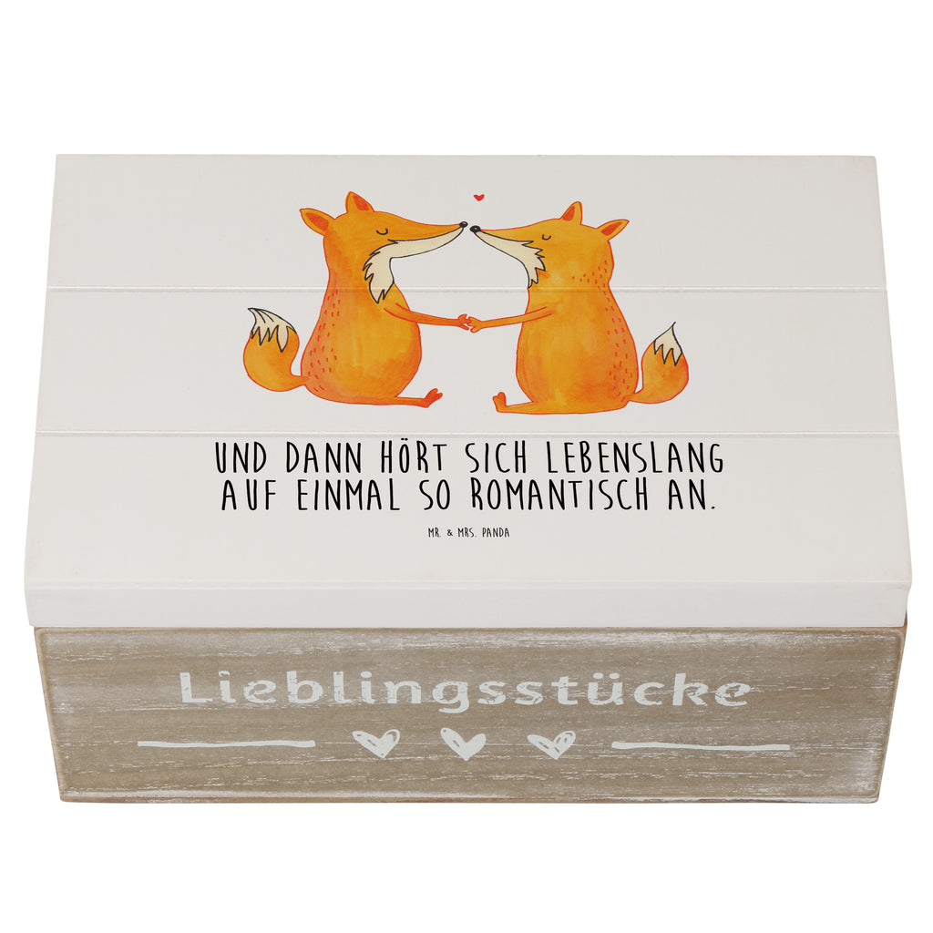 Holzkiste Füchse Liebe Holzkiste, Kiste, Schatzkiste, Truhe, Schatulle, XXL, Erinnerungsbox, Erinnerungskiste, Dekokiste, Aufbewahrungsbox, Fuchs, Füchse, Fox, Liebe, Liebespaar, Paar, Partner, Freundin, Freund, Ehe, Verlobte, Ehemann, Ehefrau, Liebesbeweis