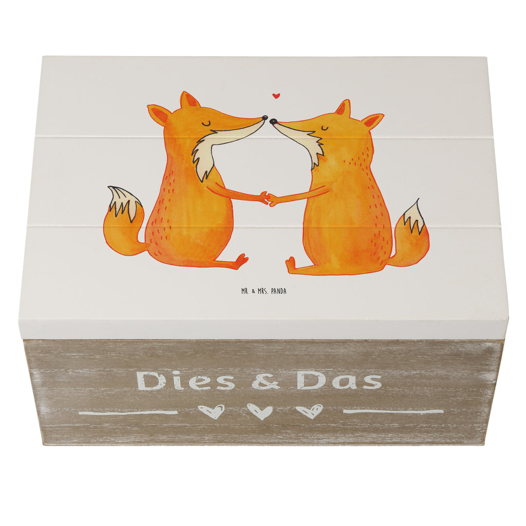 Holzkiste Füchse Liebe Holzkiste, Kiste, Schatzkiste, Truhe, Schatulle, XXL, Erinnerungsbox, Erinnerungskiste, Dekokiste, Aufbewahrungsbox, Fuchs, Füchse, Fox, Liebe, Liebespaar, Paar, Partner, Freundin, Freund, Ehe, Verlobte, Ehemann, Ehefrau, Liebesbeweis