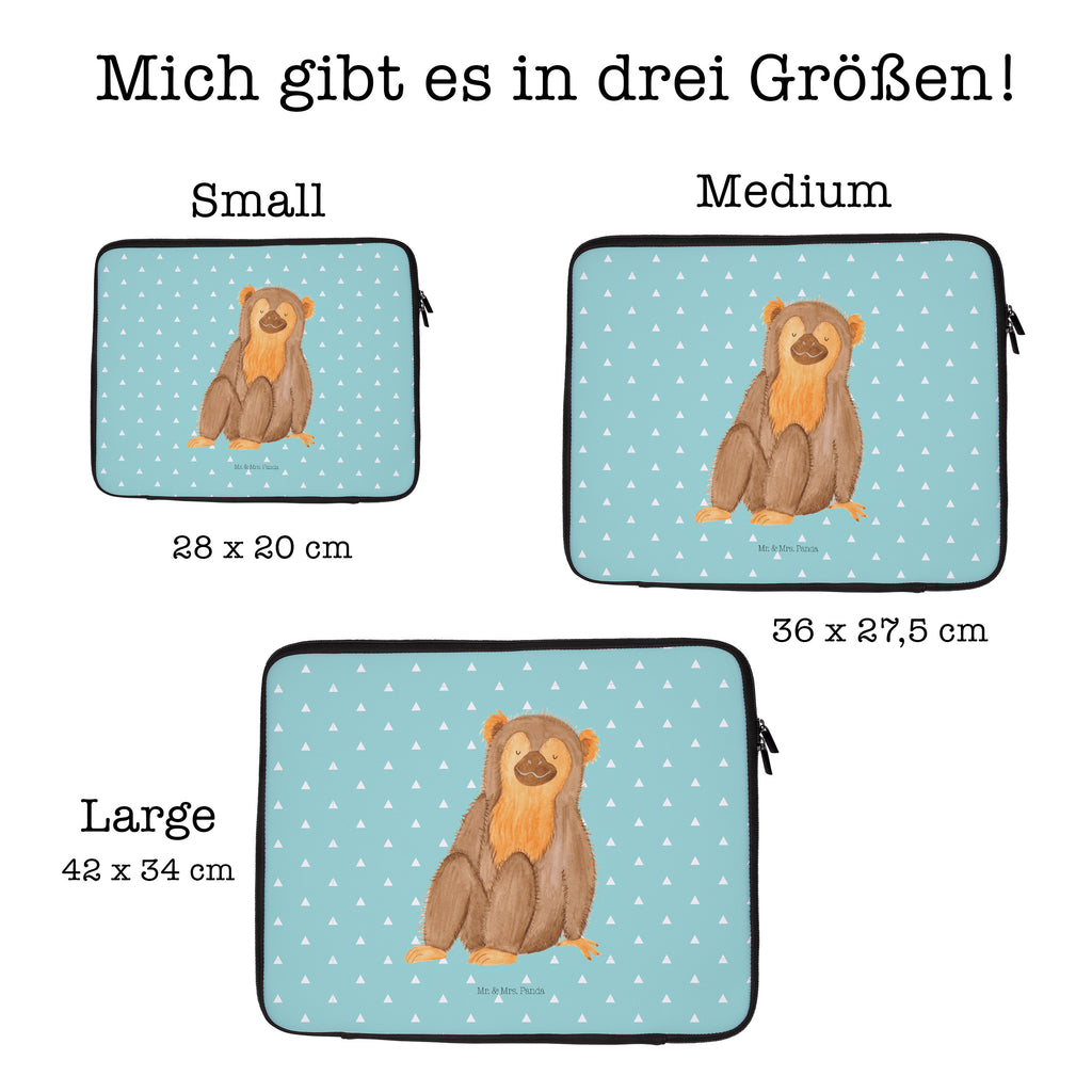 33 x 42 Notebook Tasche Affe Notebook Tasche, Laptop, Computertasche, Tasche, Schutzhülle, Afrika, Wildtiere, Affe, Äffchen, Affen, Selbstliebe, Respekt, Motivation, Selbstachtung, Liebe, Selbstbewusstsein, Selfcare